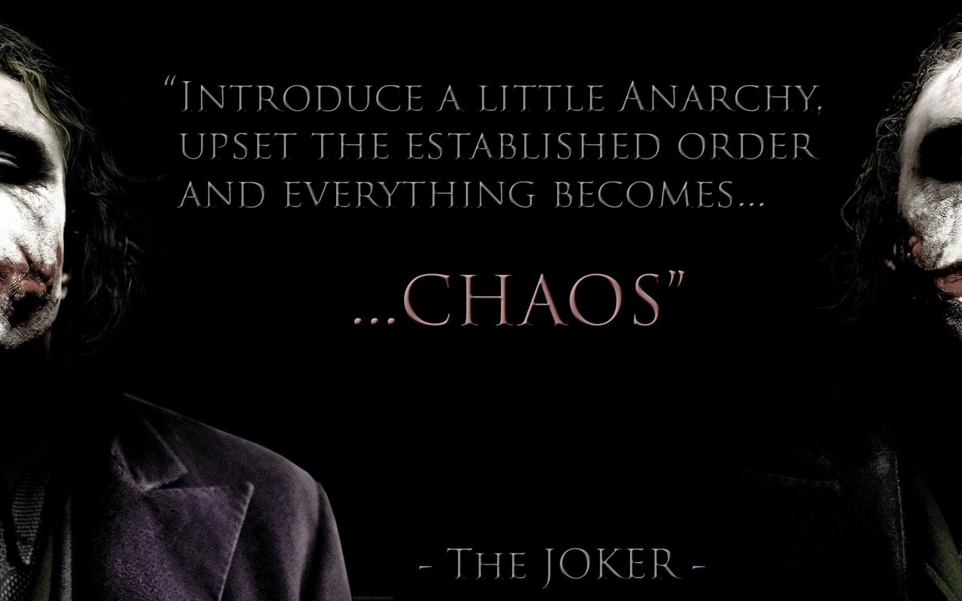 1920x1200 Famous Joker Quotes Dark Knight Quotes The Joker Batman Dark Knight  Wallpaper | (100850)