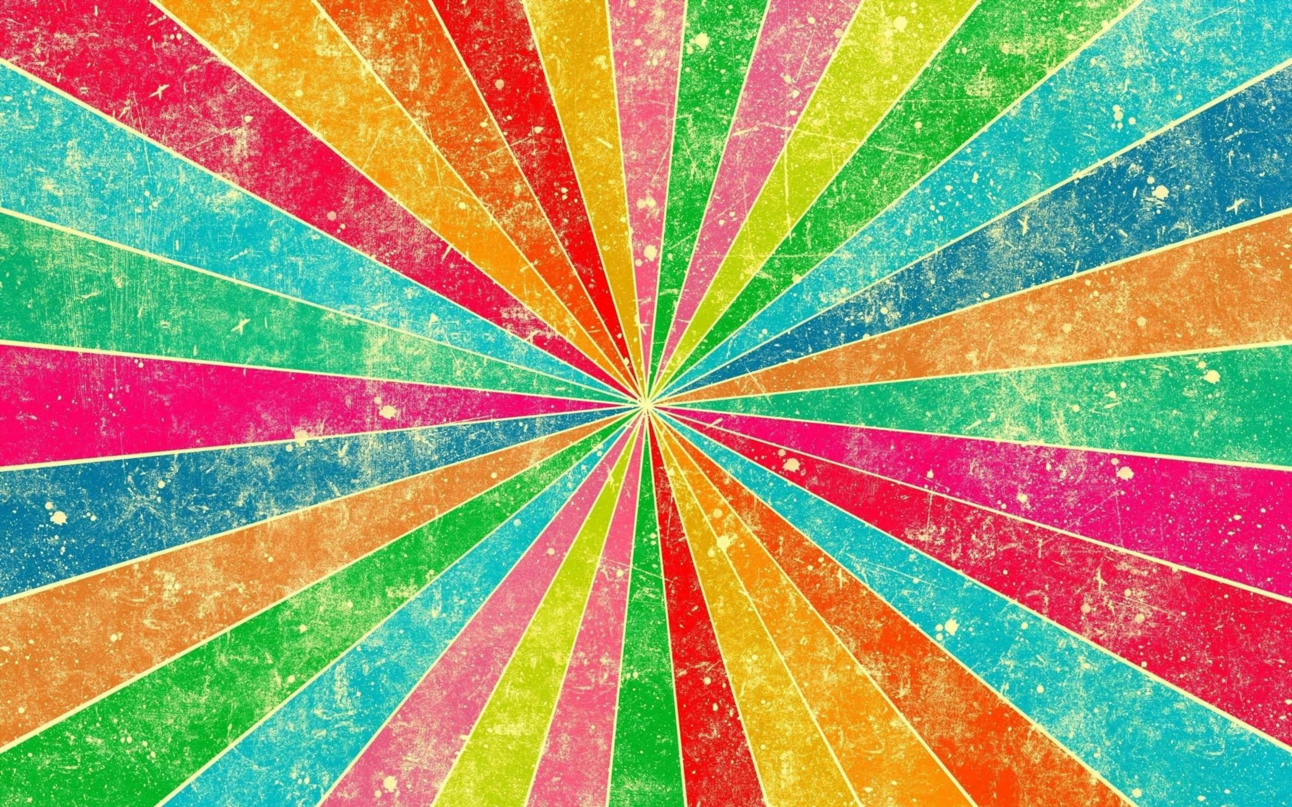 2560x1600 Colorful lines, stripes rays, color, rainbow Wallpaper