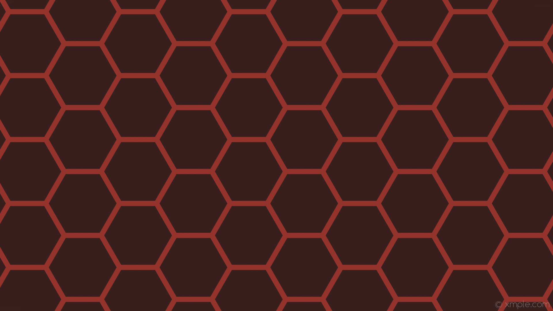 1920x1080 wallpaper honeycomb beehive red hexagon dark red #381f1d #94332c diagonal  30Â° 18px 222px