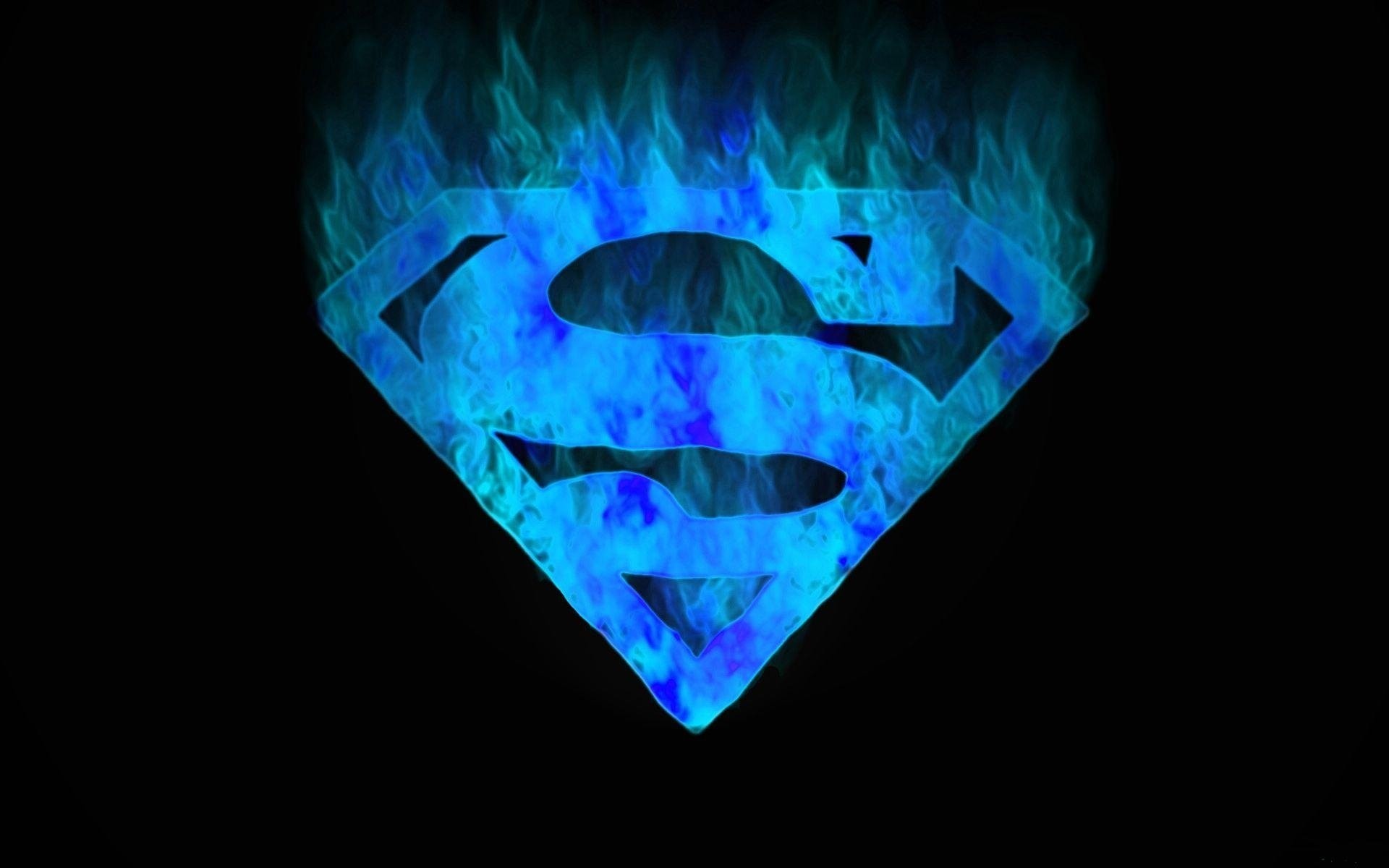 1920x1200  Blue Superman Logo .