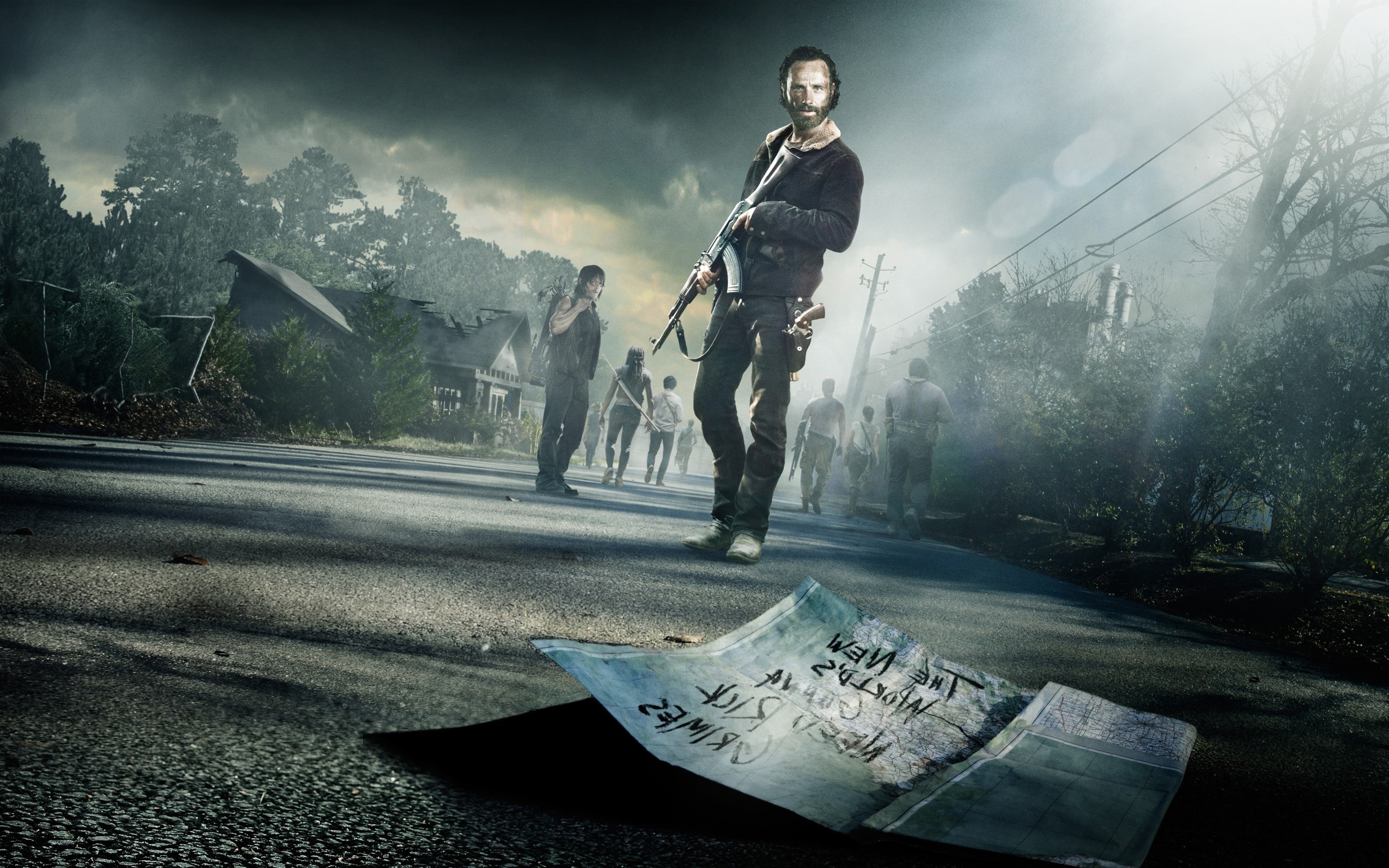 2880x1800 Danai Gurira Walking Dead Michonne | The Walking Dead Michonne .
