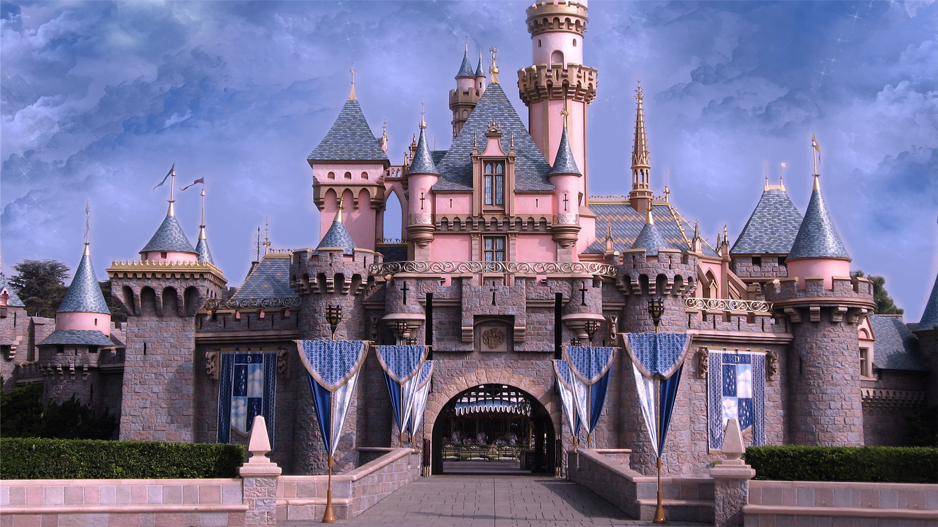 1920x1080 Disney Castles Wallpaper HD  #3389
