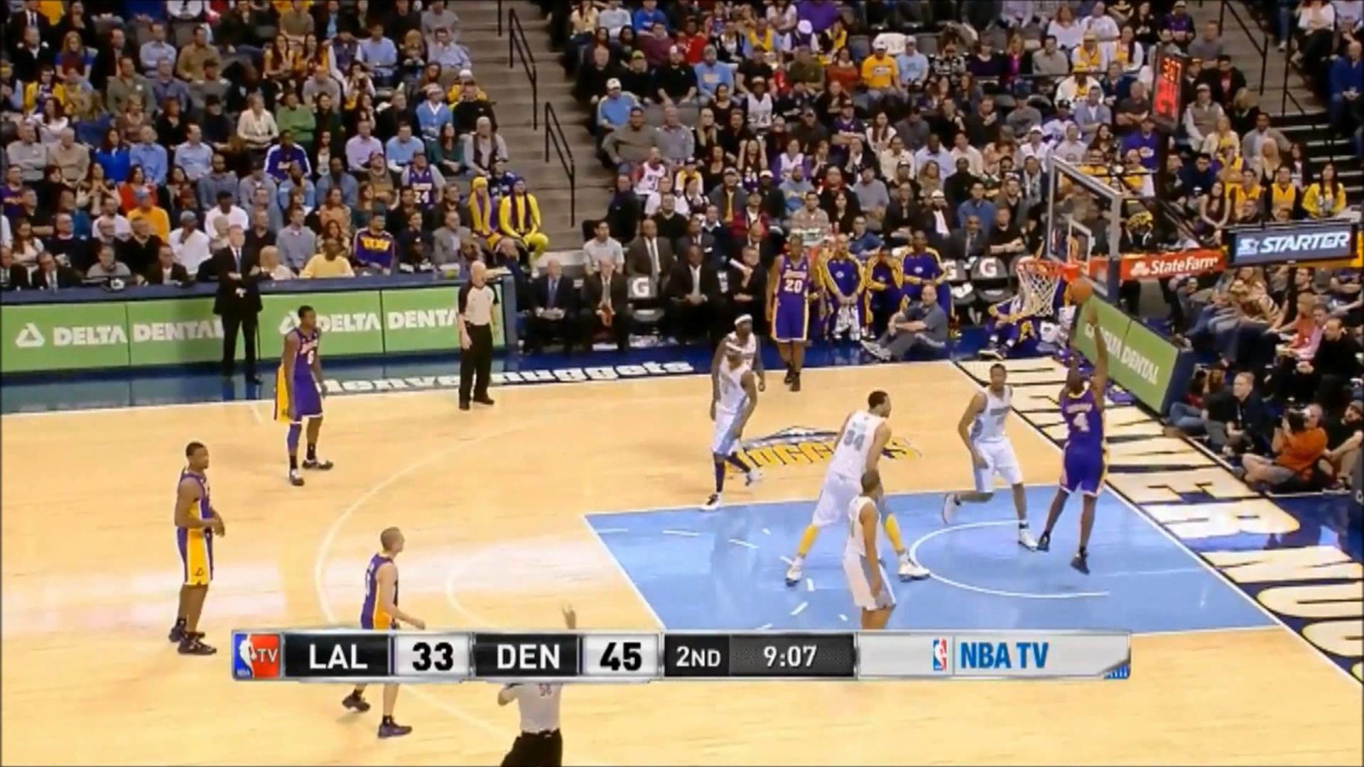 1920x1080 JaVale McGee's improving defense - Lakers at Nuggets 2013 02 25