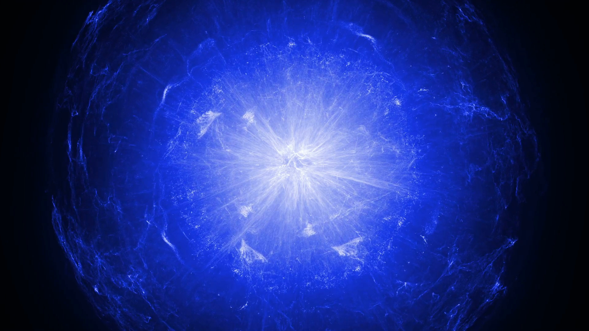 1920x1080 Blue and bright explosion in a dark background Motion Background -  VideoBlocks