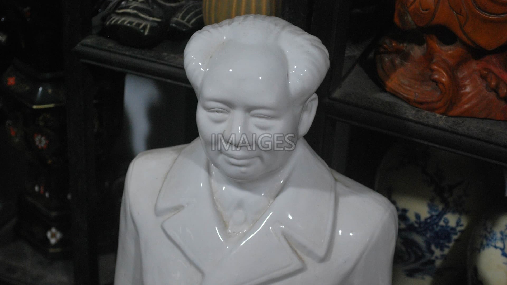 1920x1080 Mao, Zedong, Chairman, Ceramic, Statue