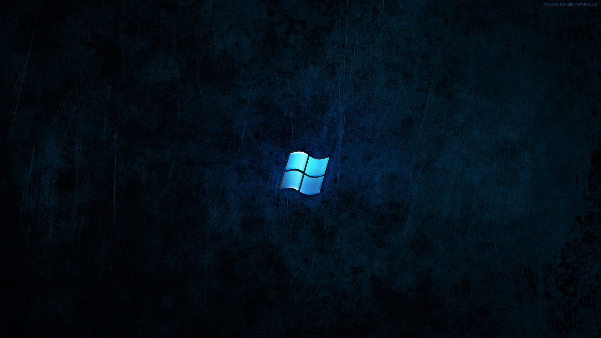 1920x1080 Windows Dark Blue Wallpaper by malkowitch 