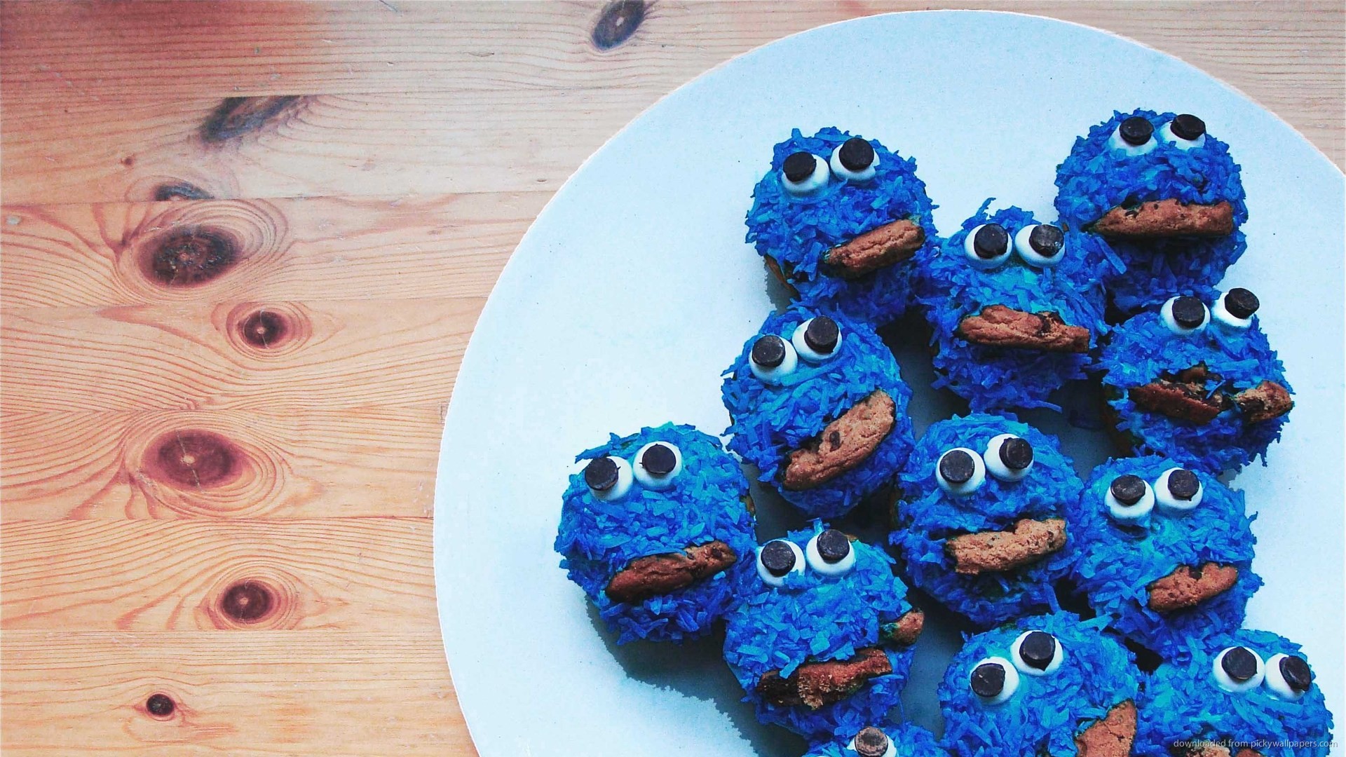 1920x1080 Cookie Monster iPhone Backgrounds Pinterest Blue White
