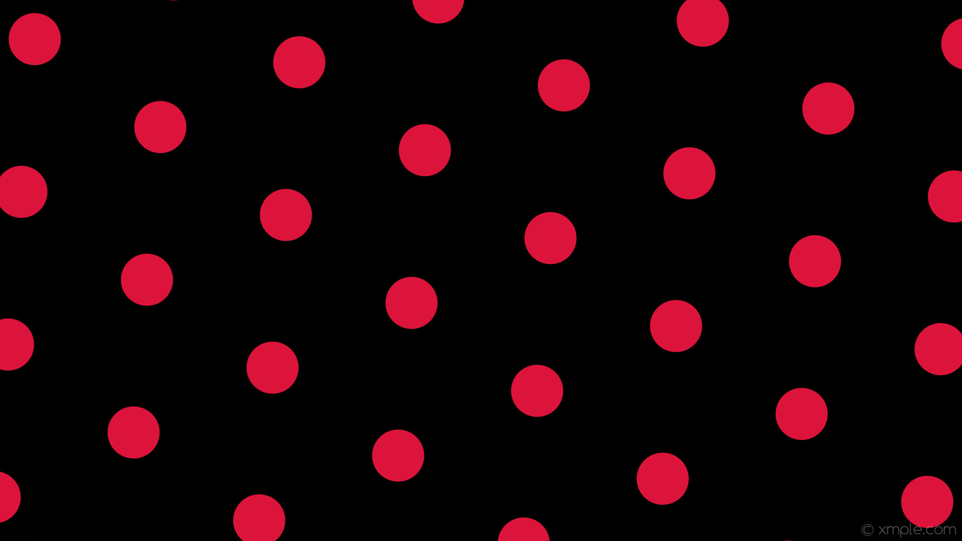 1920x1080 wallpaper dots black red polka hexagon crimson #000000 #dc143c diagonal 25Â°  104px 306px