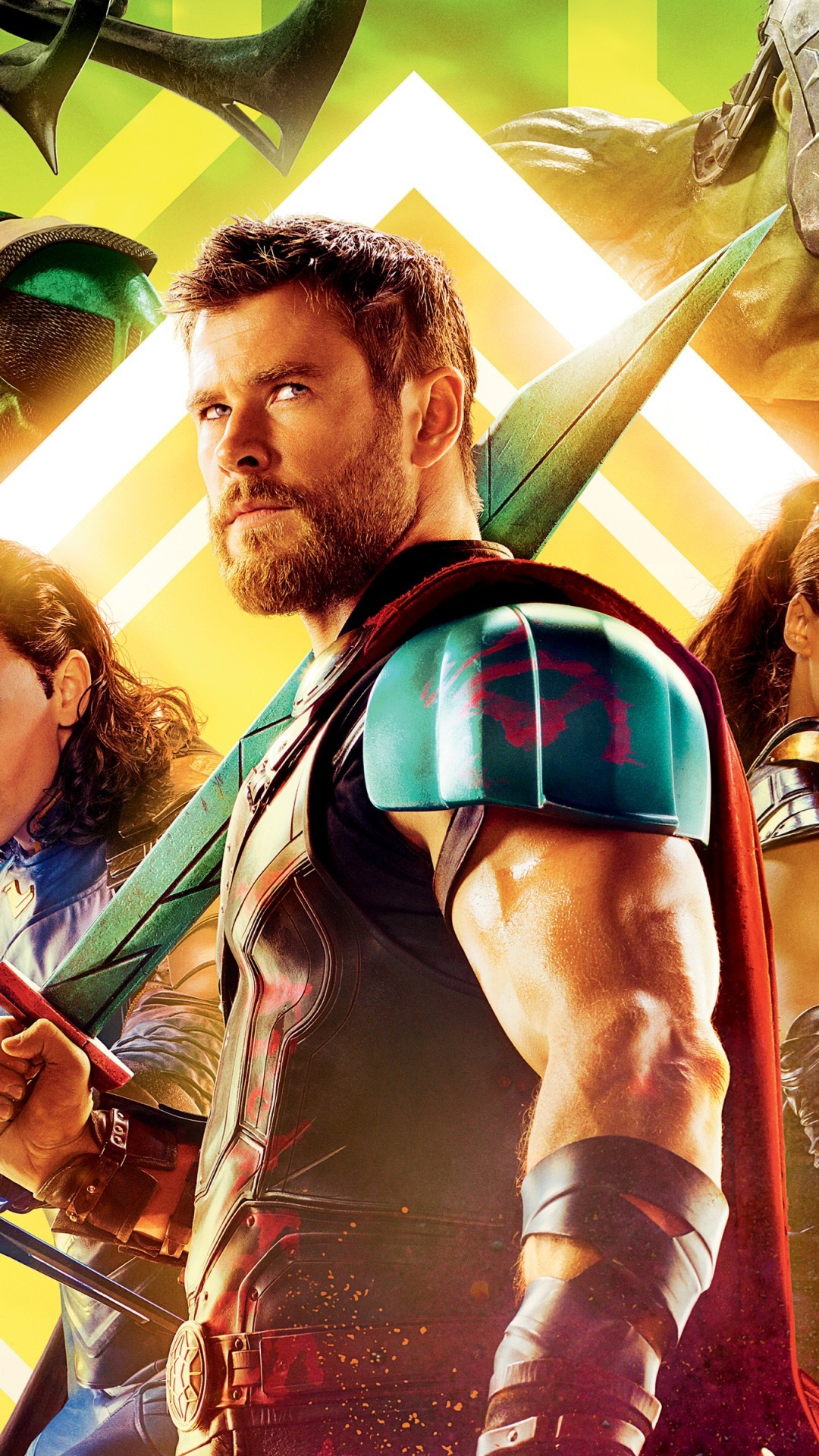 1080x1920 Thor: Ragnarok, Hulk, Loki