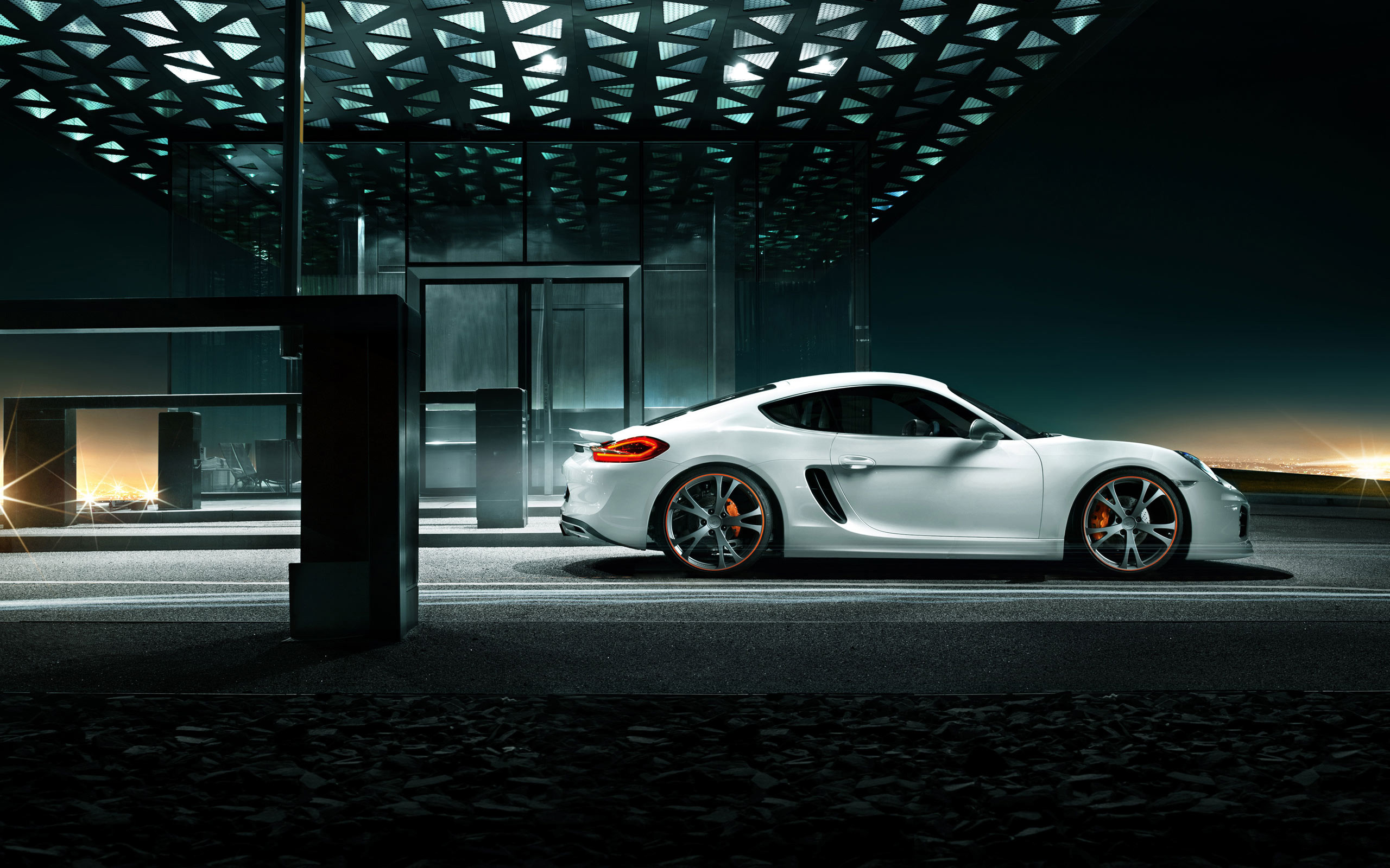 2560x1600 2013 Porsche Cayman by Techart 2