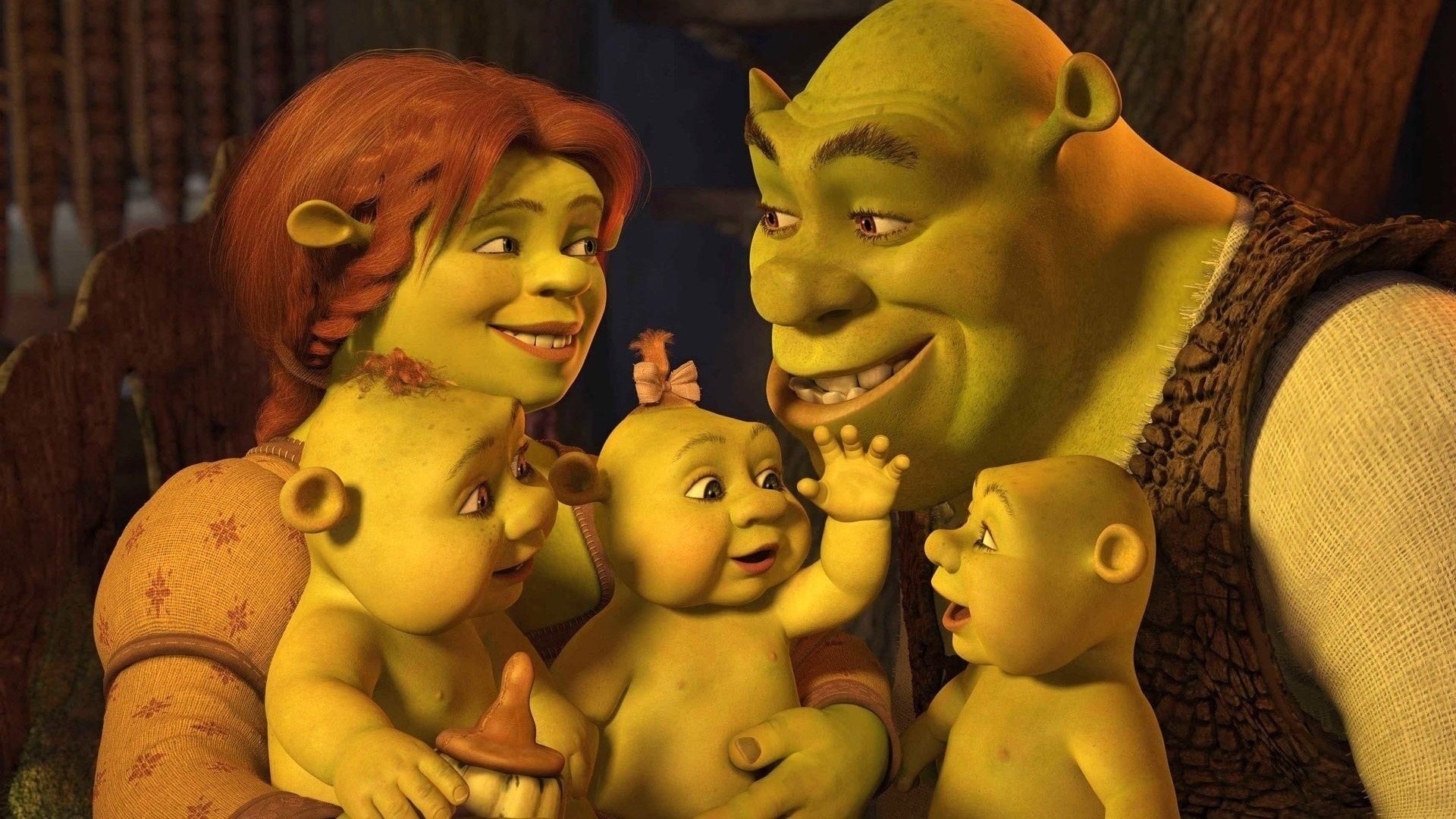 1920x1080 Shrek Family