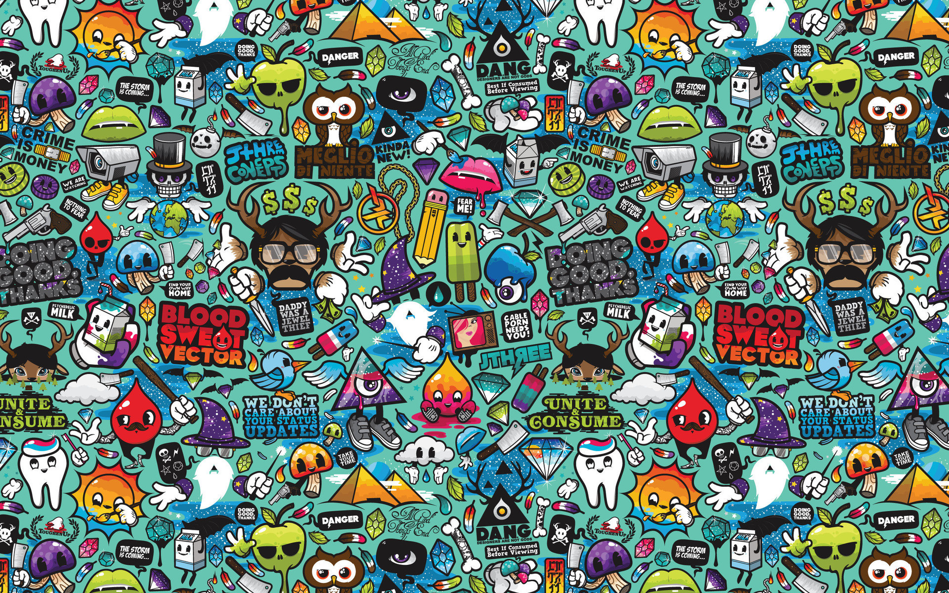 Cute Cartoon Character Wallpapers  Wallpaper Cave