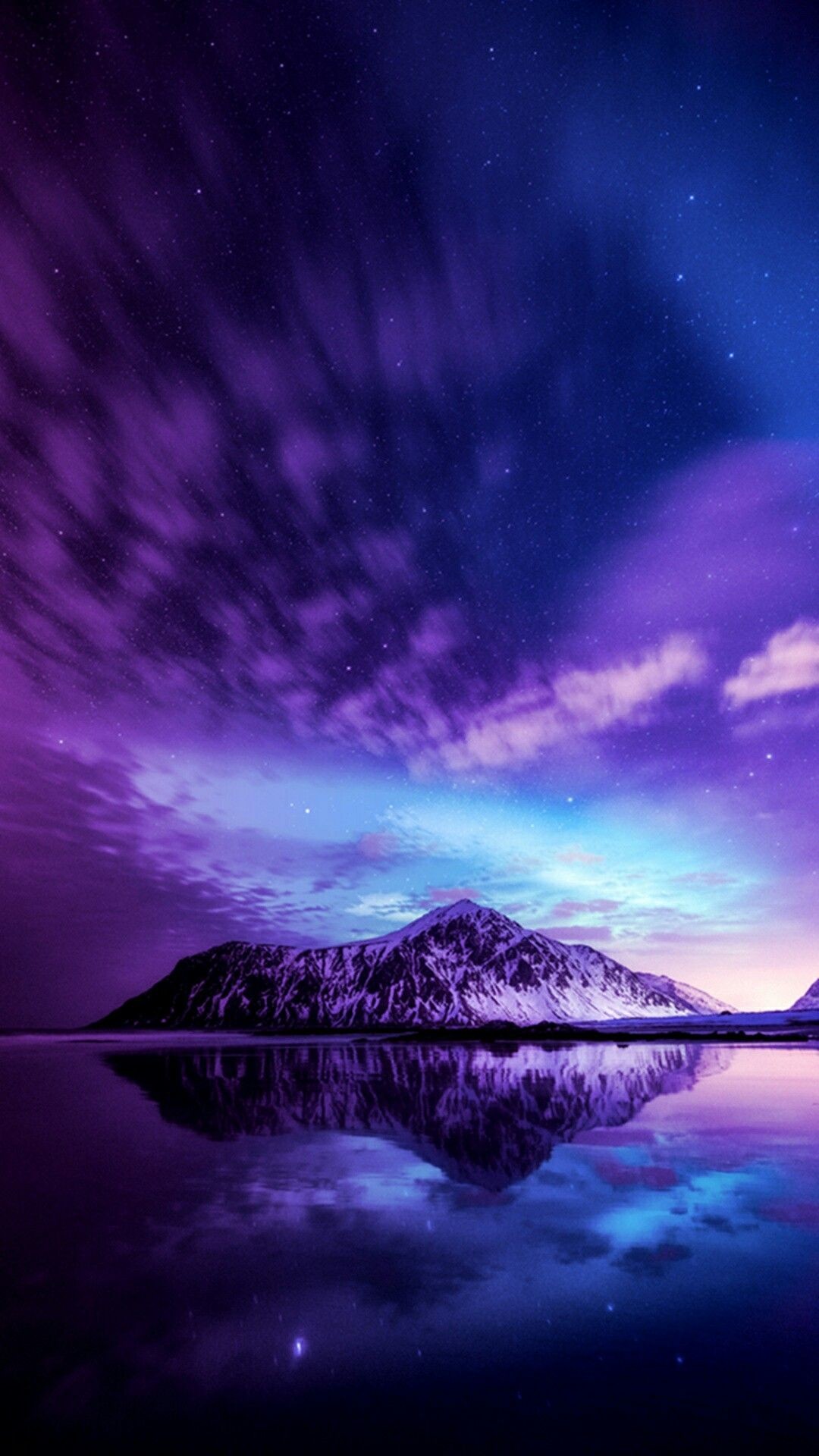 1080x1920 Blue and purple wallpaper