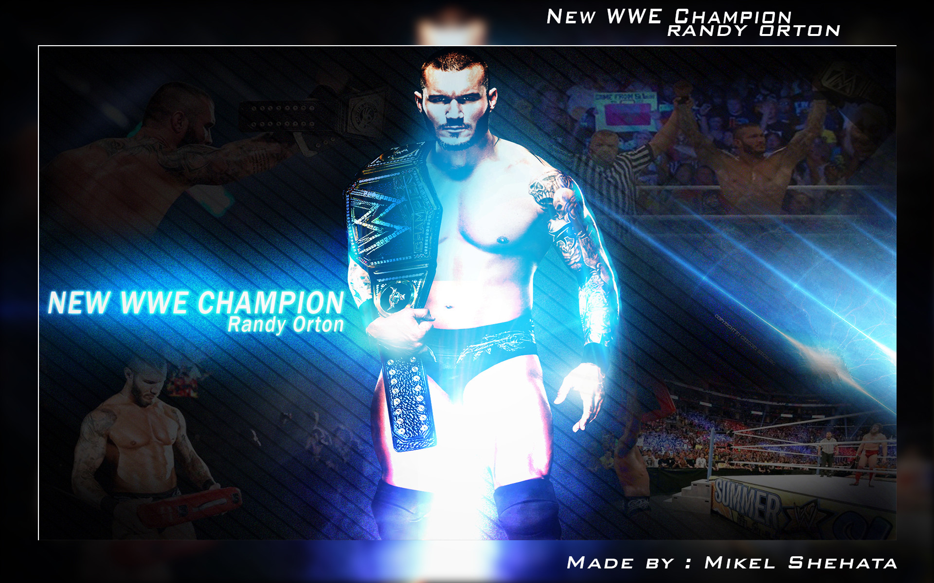 1920x1200 ... New WWE Championship Randy Orton Wallpaper ! by mikelshehata
