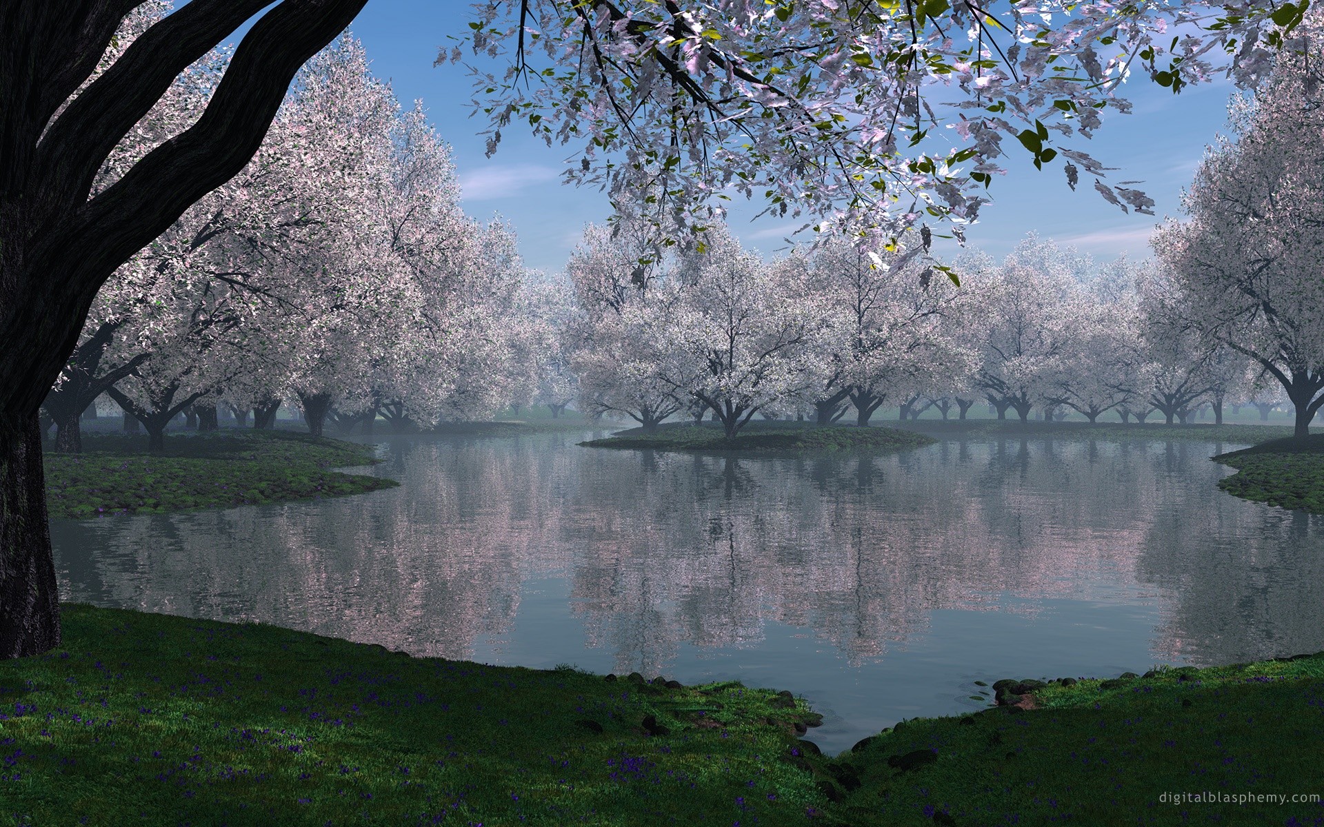1920x1200 Beautiful Spring Landscape HD Widescreen Wallpapers