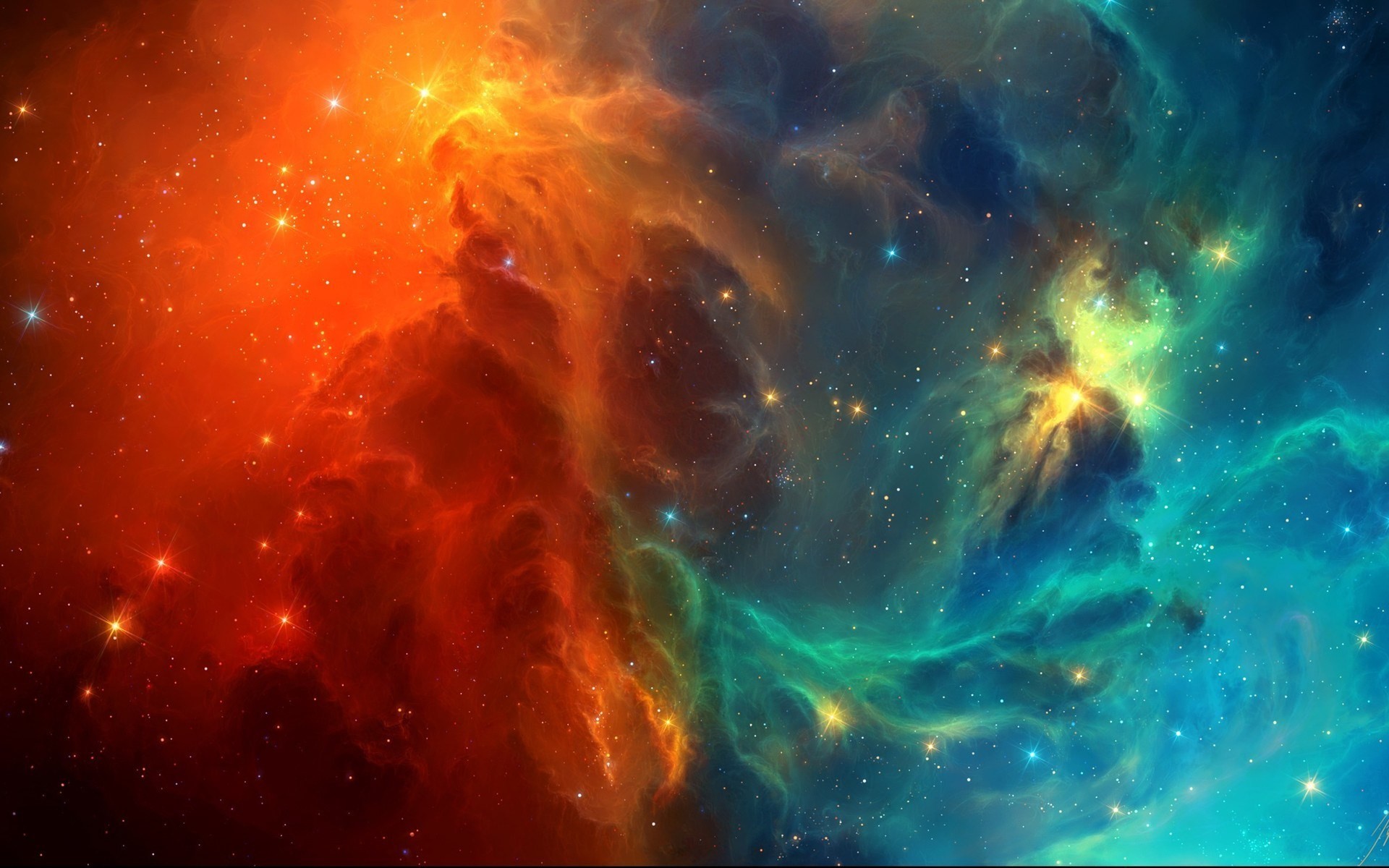 1920x1200 Nebula Wallpaper HD