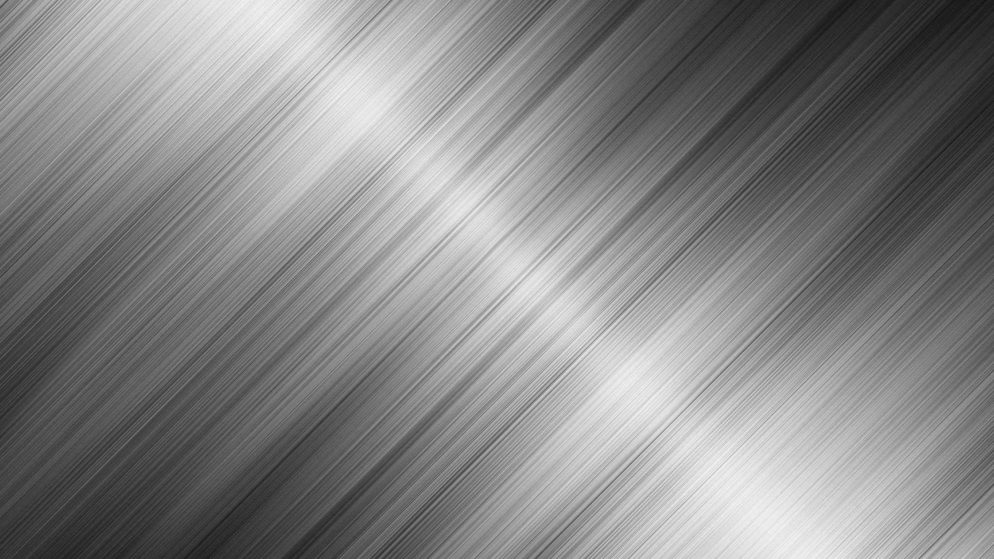 2048x1152 Preview wallpaper metal, lines, stripes, light, shiny, silver 