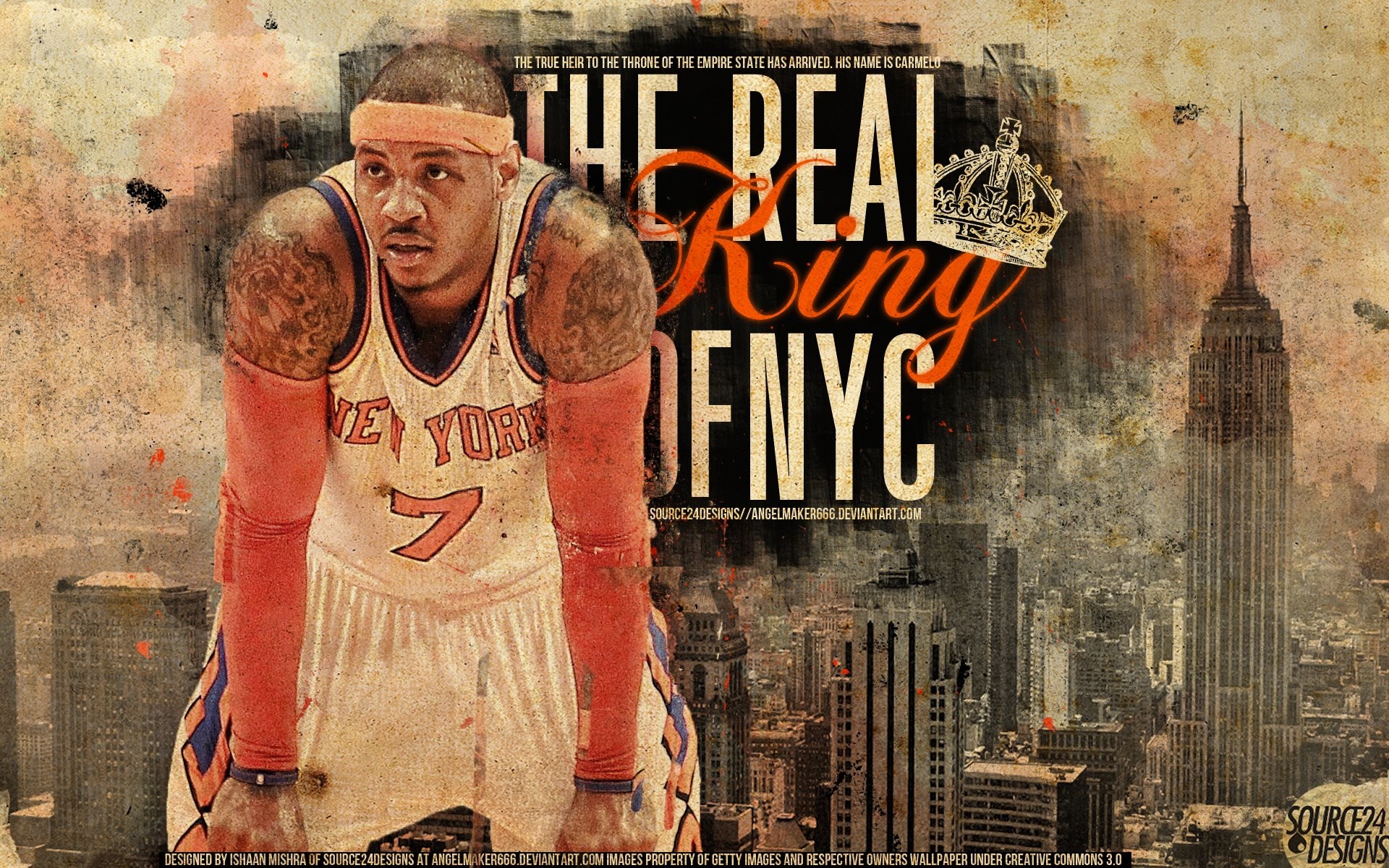 1920x1200 ... Carmelo Anthony Game Winner Knicks Wallpaper by IshaanMishra