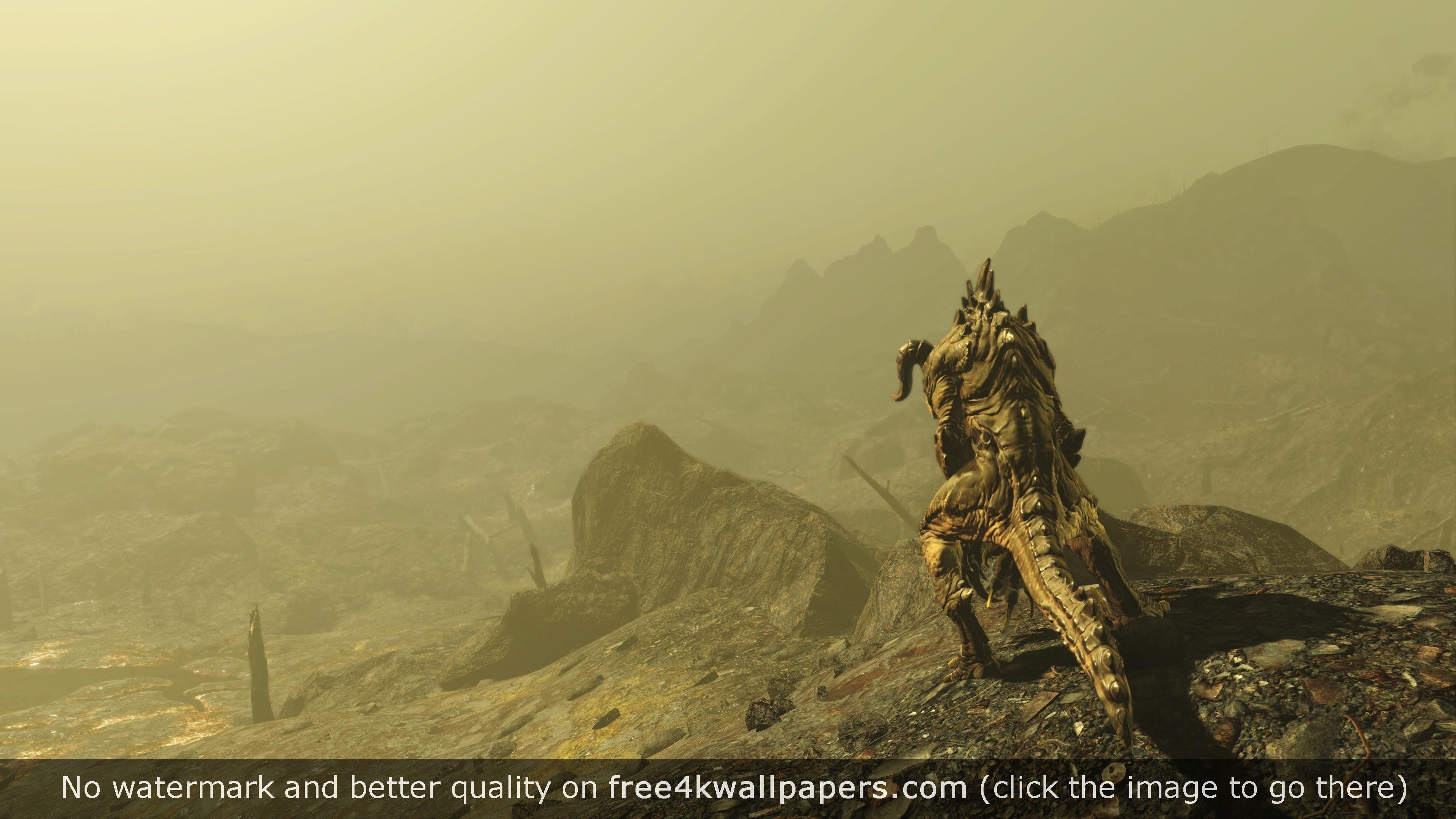 3840x2160 Fallout Deathclaw wallpaper https://free4kwallpapers.com/wallpaper/games/ fallout