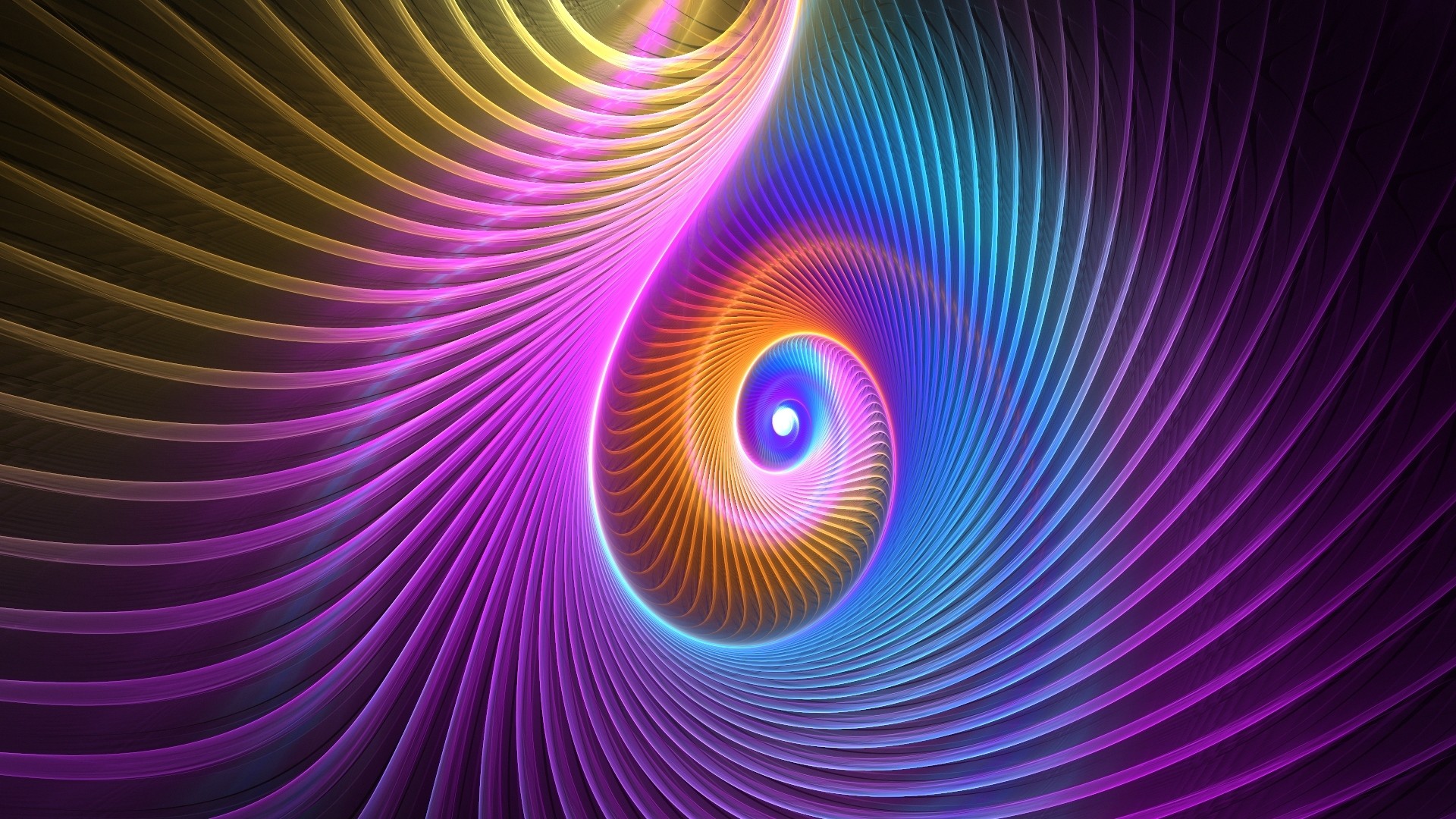 1920x1080 ... Background Full HD 1080p.  Wallpaper 3d, abstract, fractal,  bright