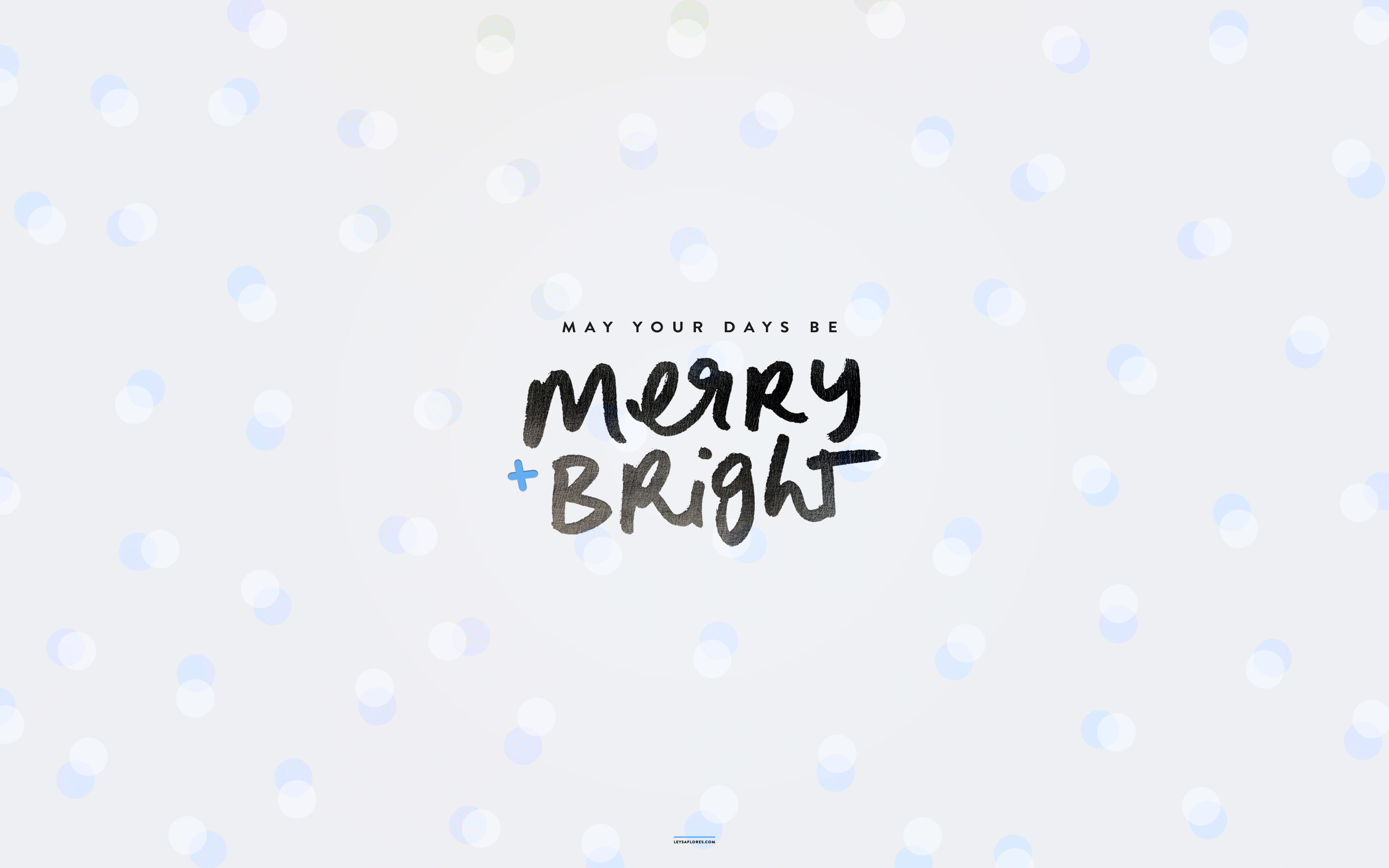 2880x1800 May your days be merry and bright / free desktop wallpaper download via  www.leysaflores