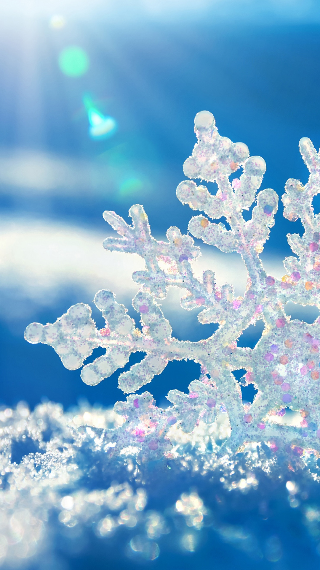 Winter Snowflakes Wallpaper (42+ images)