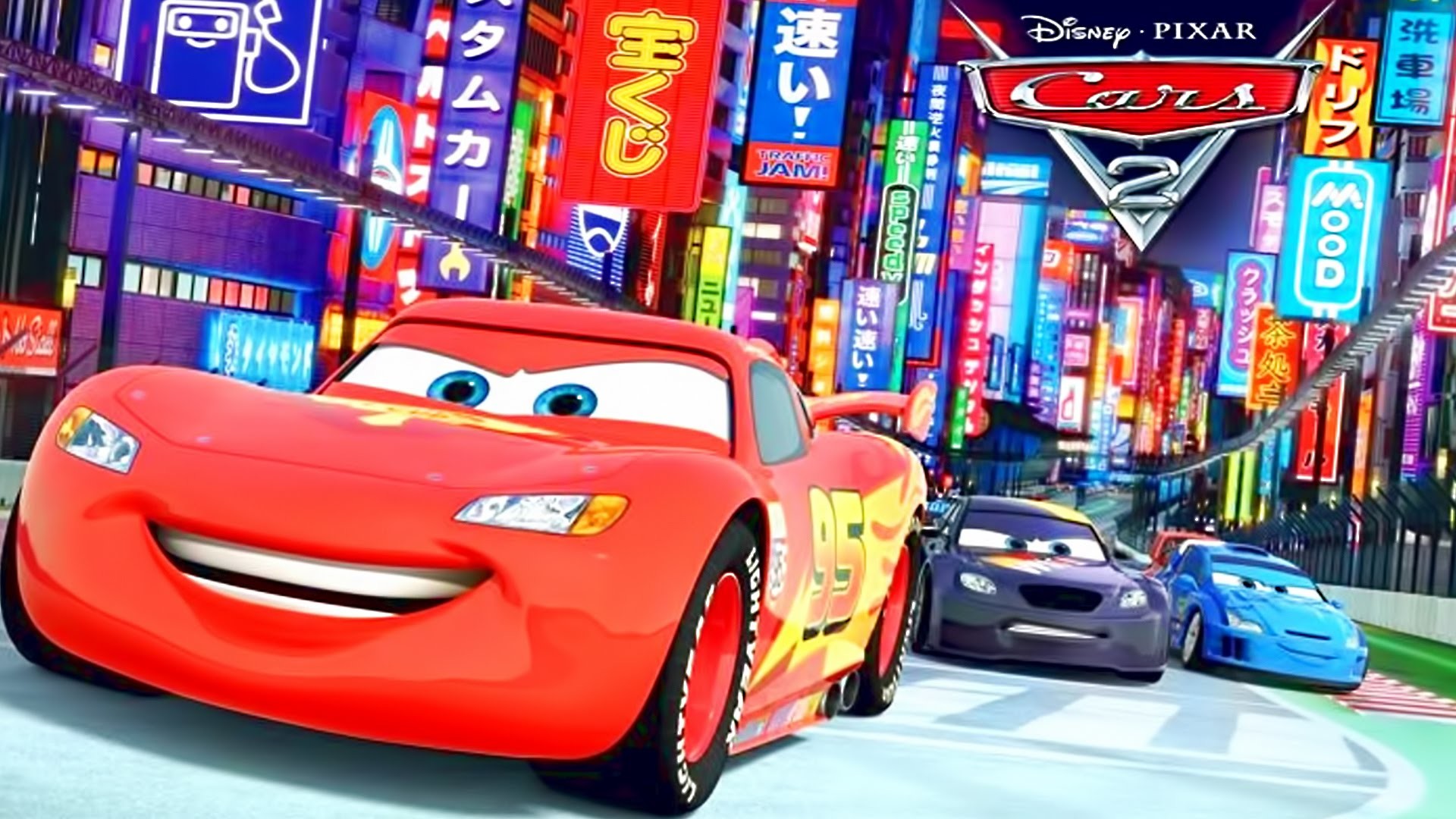 1920x1080 Cartoon CARS Lightning Mcqueen Cars Racing Tow Mater in an Epic Race! -  YouTube