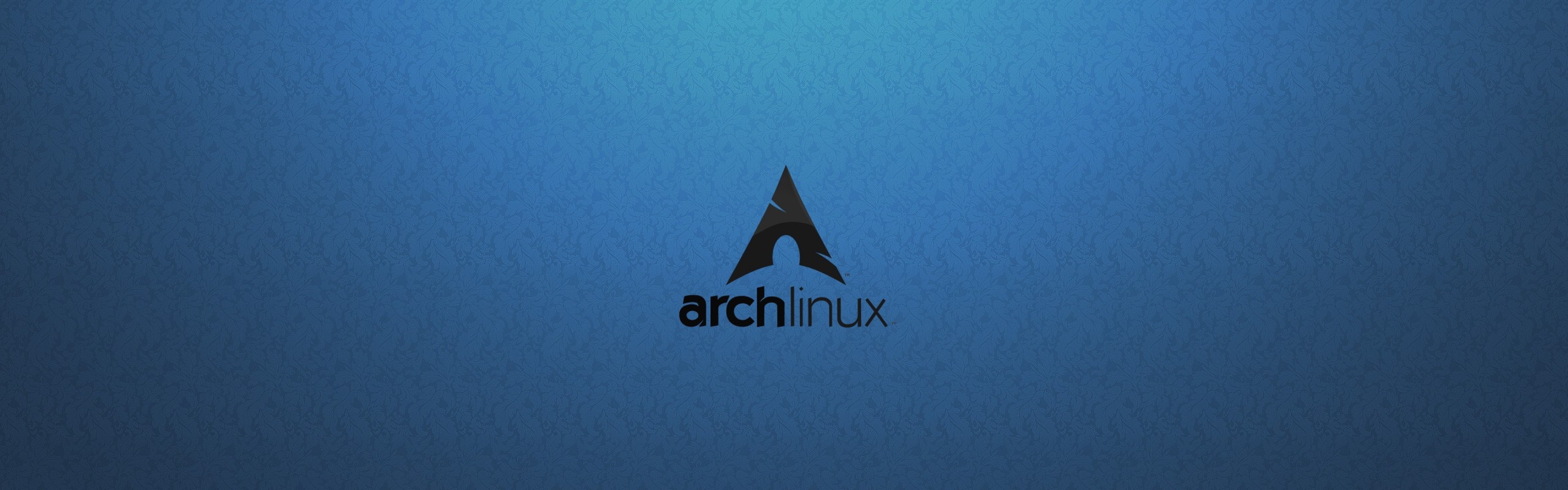 3840x1200 Preview wallpaper linux, arch linux, logo, brand 