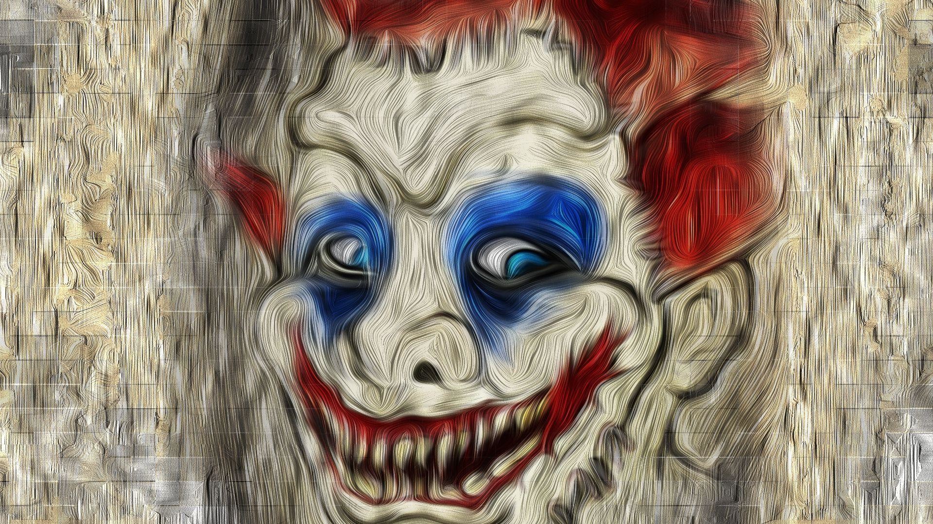 1920x1080 Scary clown face