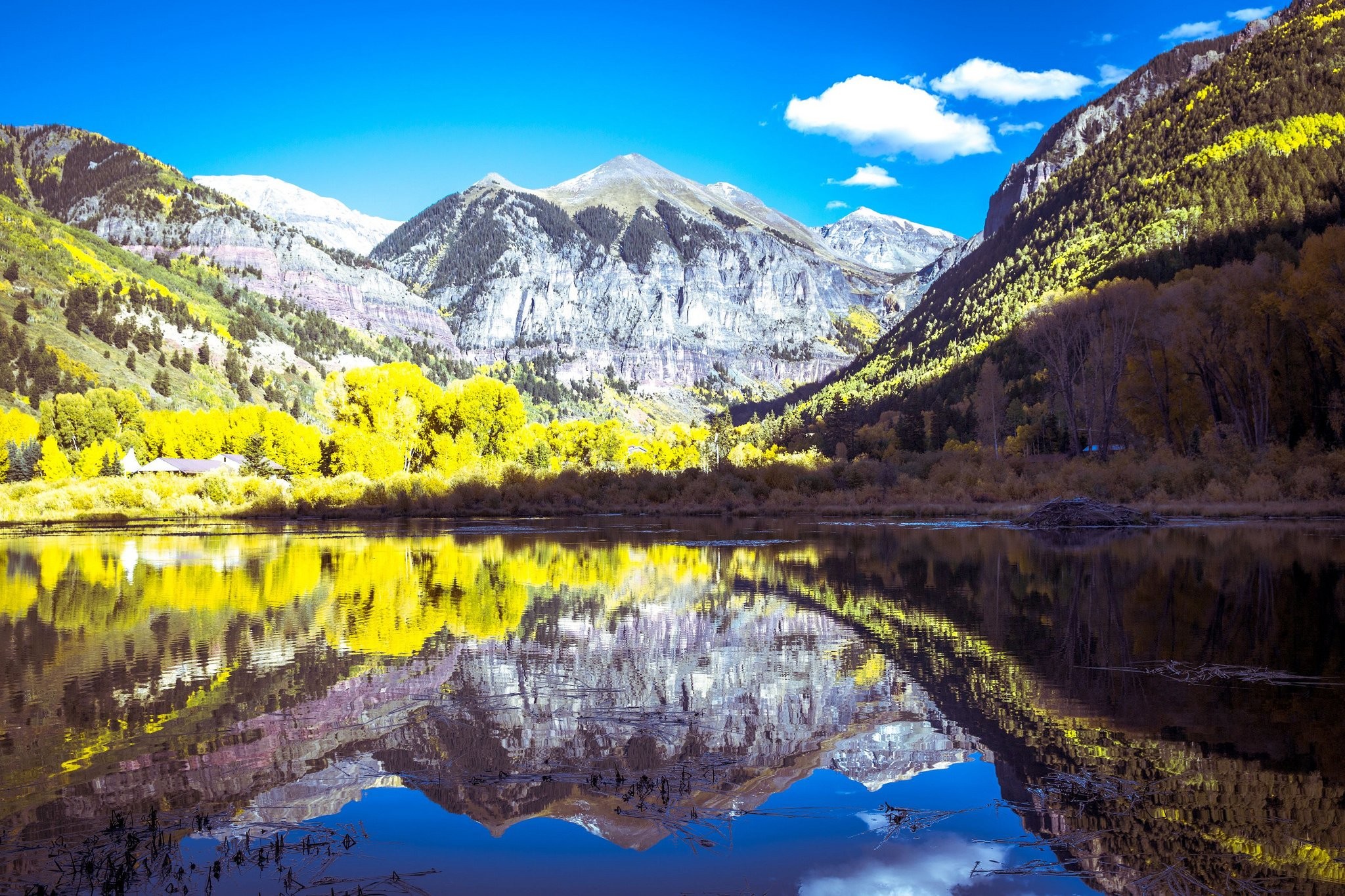 2048x1365 ... telluride, usa, background imagesmountain, lake, amazing, colorado,  colorado, desktop images, tablet,download, forest, fresh, reflection,  Wallpaper HD