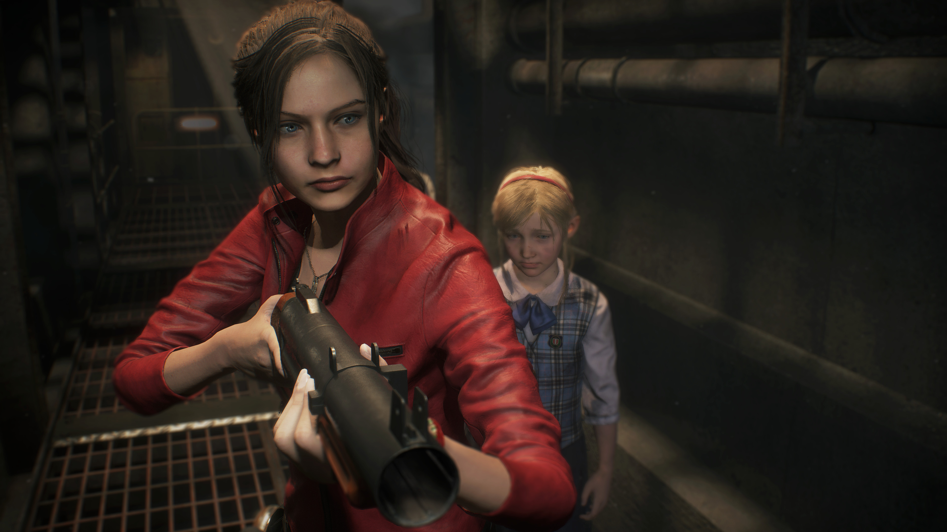 3840x2160 Resident Evil 2 - Claire & Sherry 4k Ultra HD Wallpaper | Hintergrund |   | ID:942285 - Wallpaper Abyss