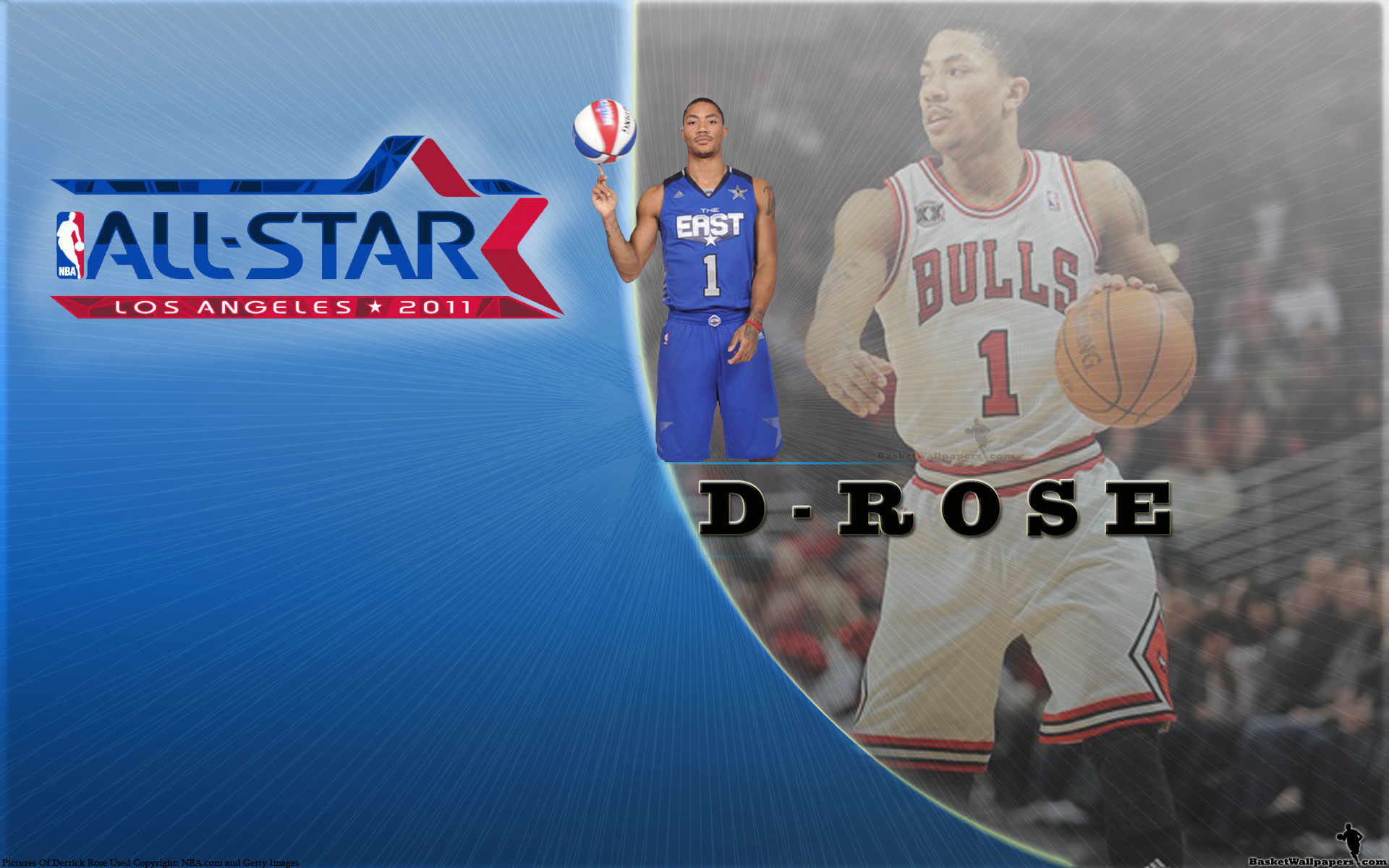 1920x1200 Derrick Rose All-Star 2011 Widescreen Wallpaper
