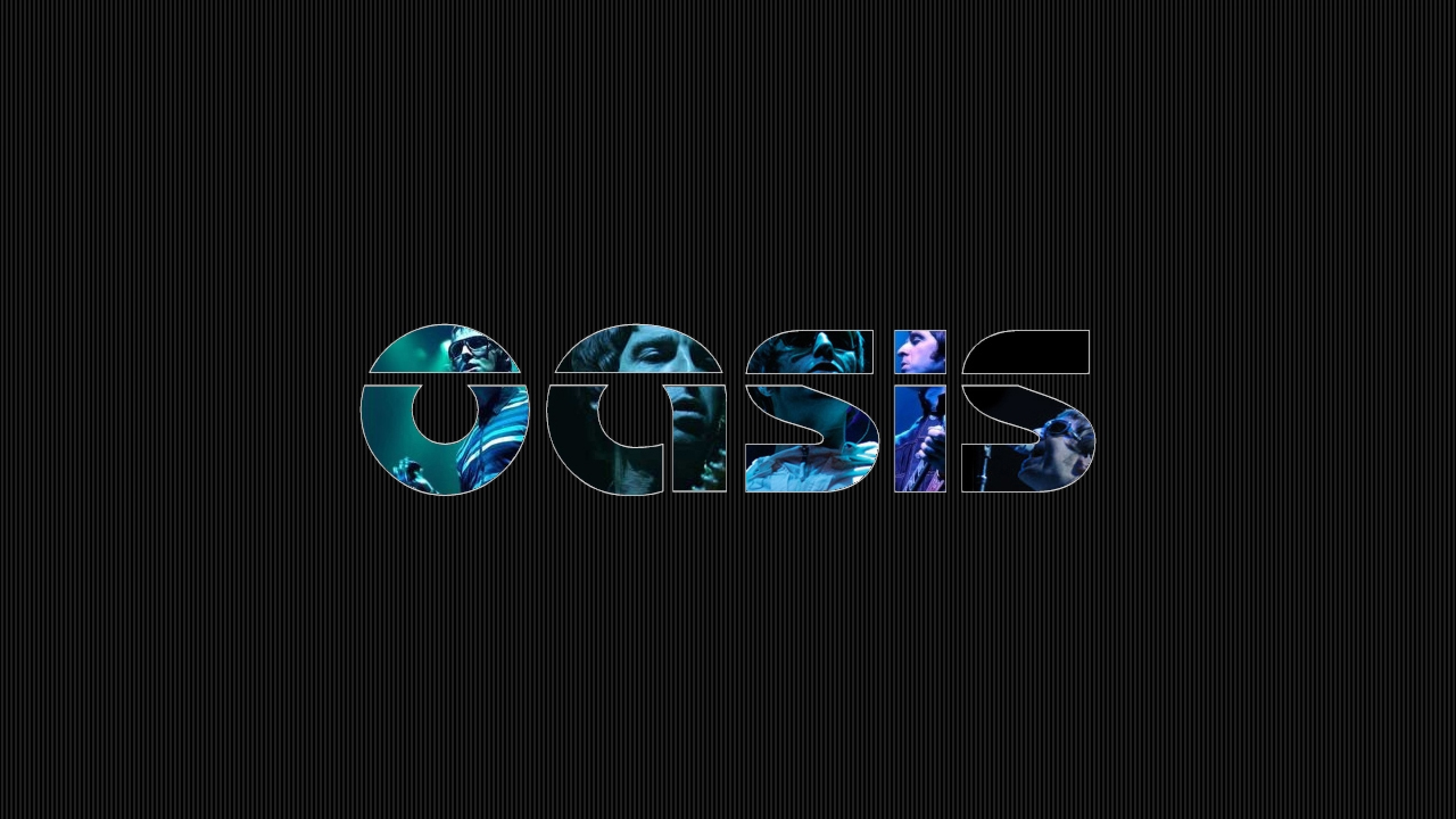 3840x2160  Wallpaper oasis, sign, letters, font, background