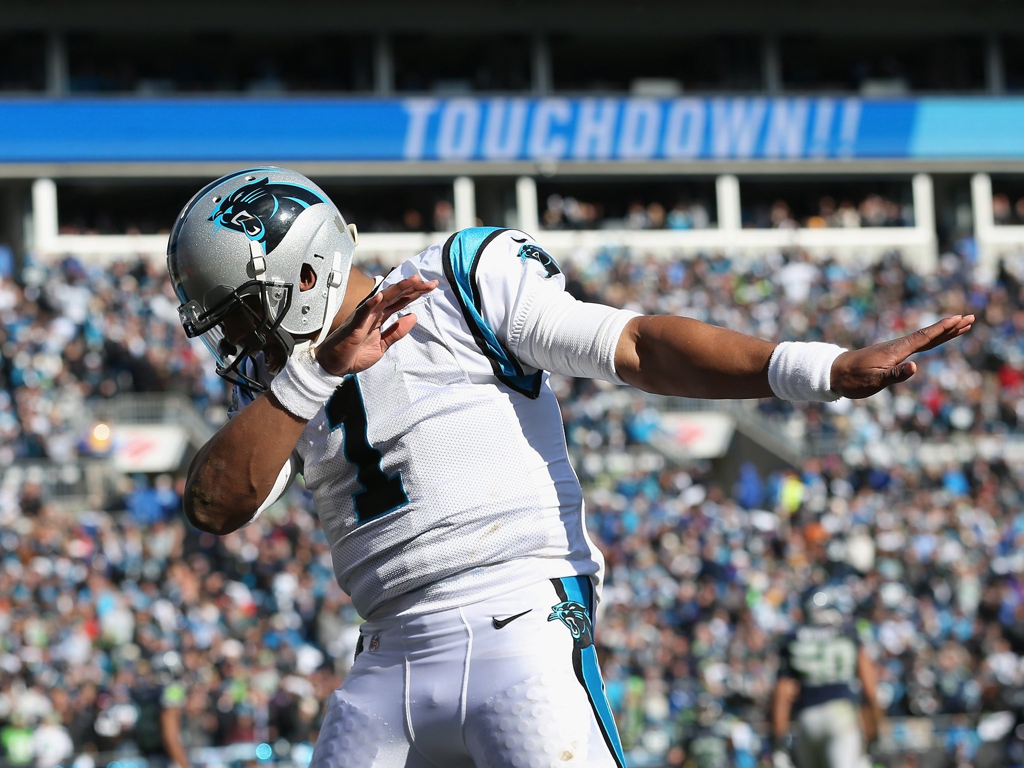 2048x1536 SuperBowl 50: Superman Cam Newton loves flying in face of convention