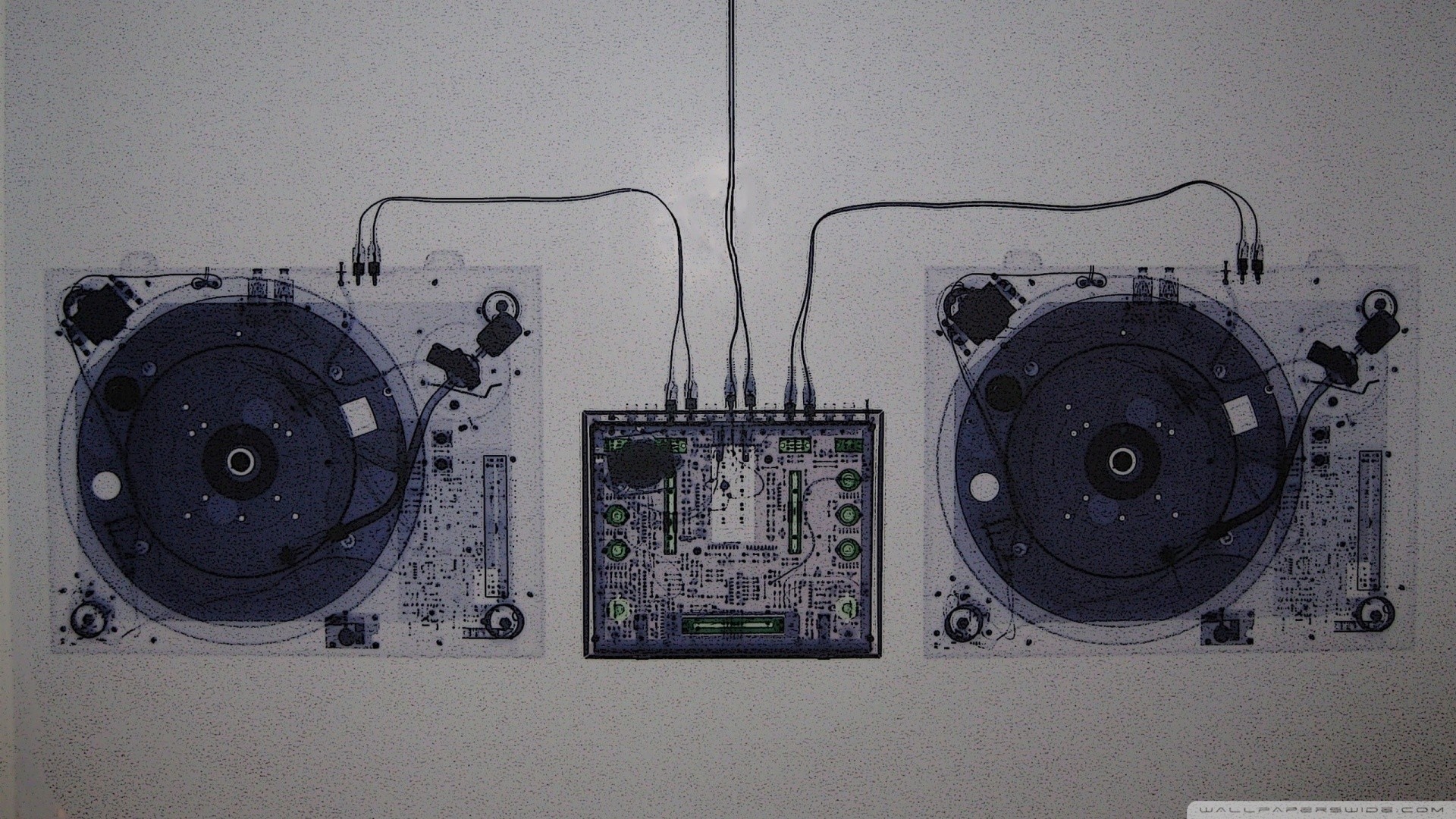 1920x1080 ... translucent dj console mixer hd desktop wallpaper high; turntable ...