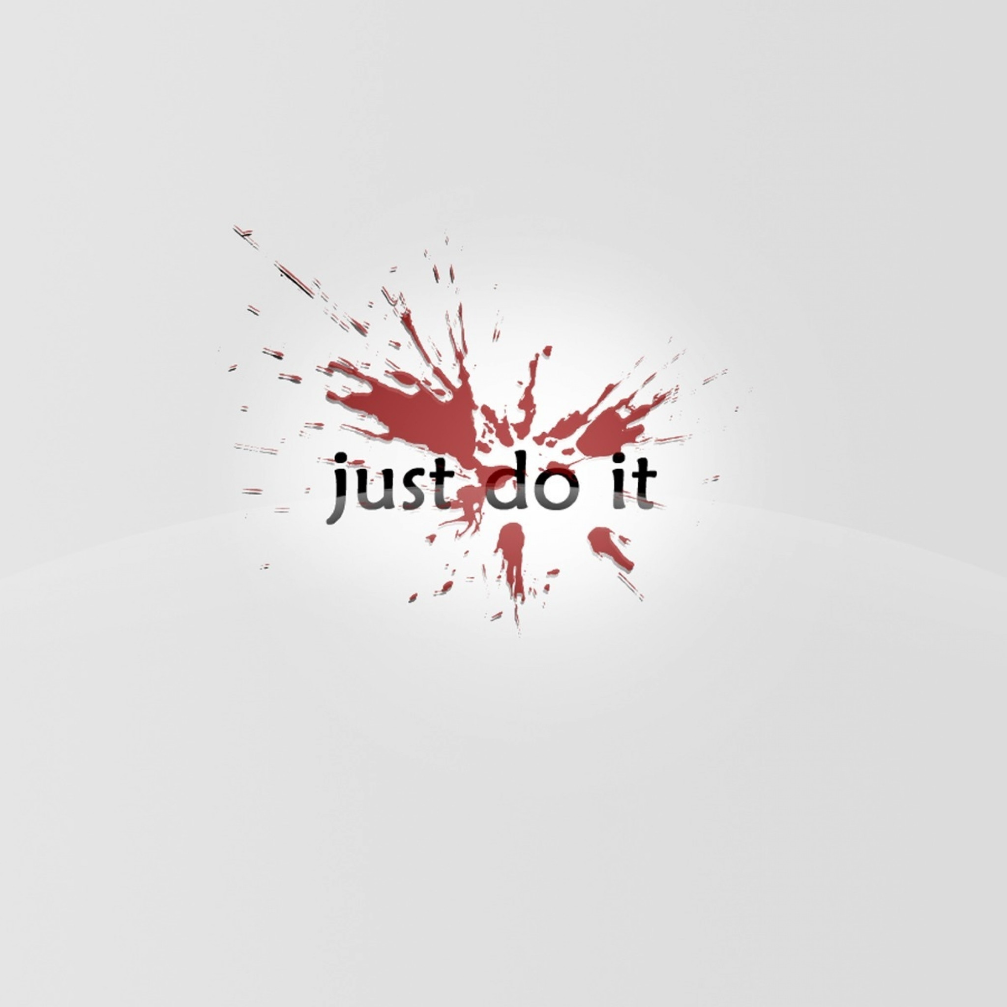 2048x2048 Preview wallpaper nike, just do it, blob 
