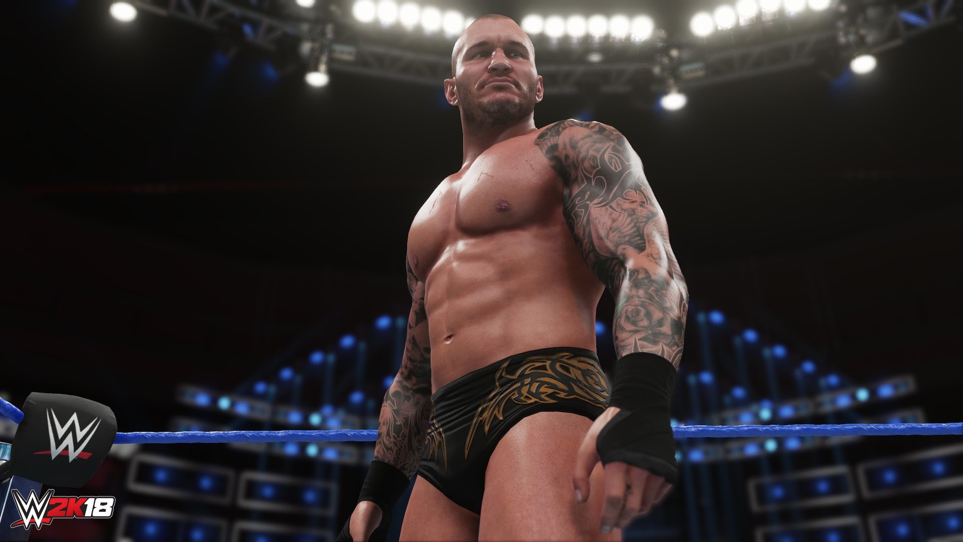 1920x1080 Check out the latest WWE 2K18 screenshots featuring Randy Orton and John  Cena.