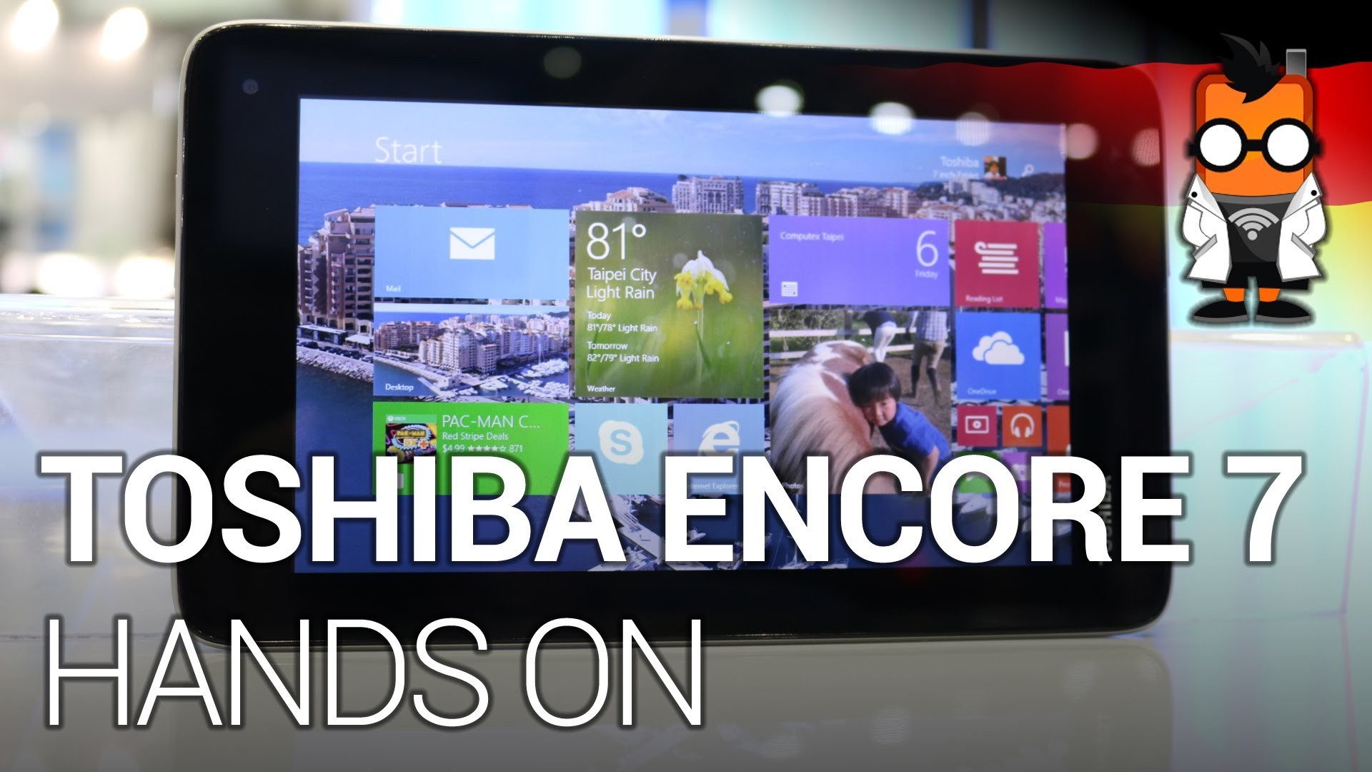 1920x1080 Toshiba Encore 7 WT7 - Erstes 7-inch Windows 8.1 Tablet im Hands-on [DEU]