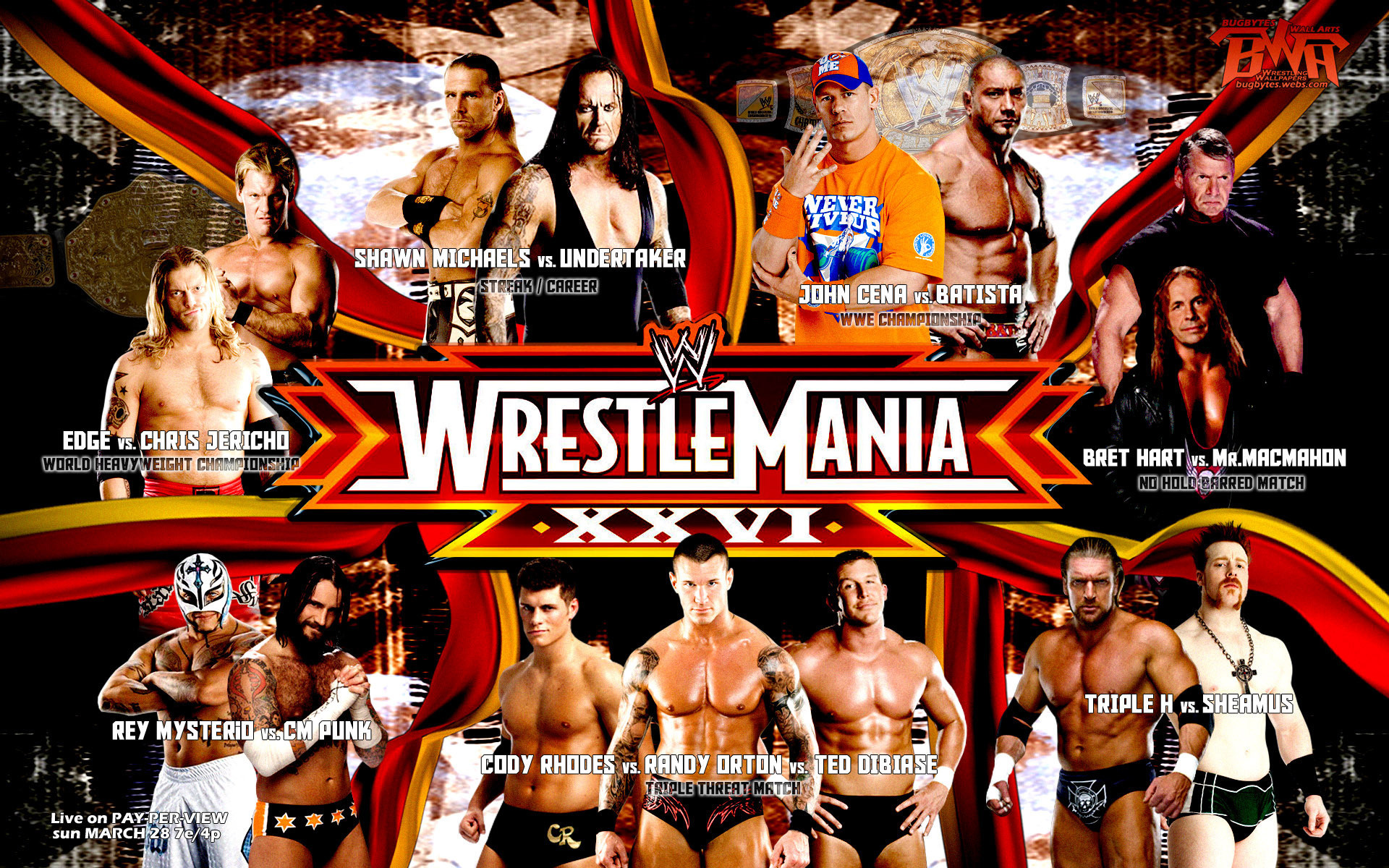1920x1200  WWE Wrestlemania wrestling wrestle poster posters wallpaper |   | 85545 | WallpaperUP