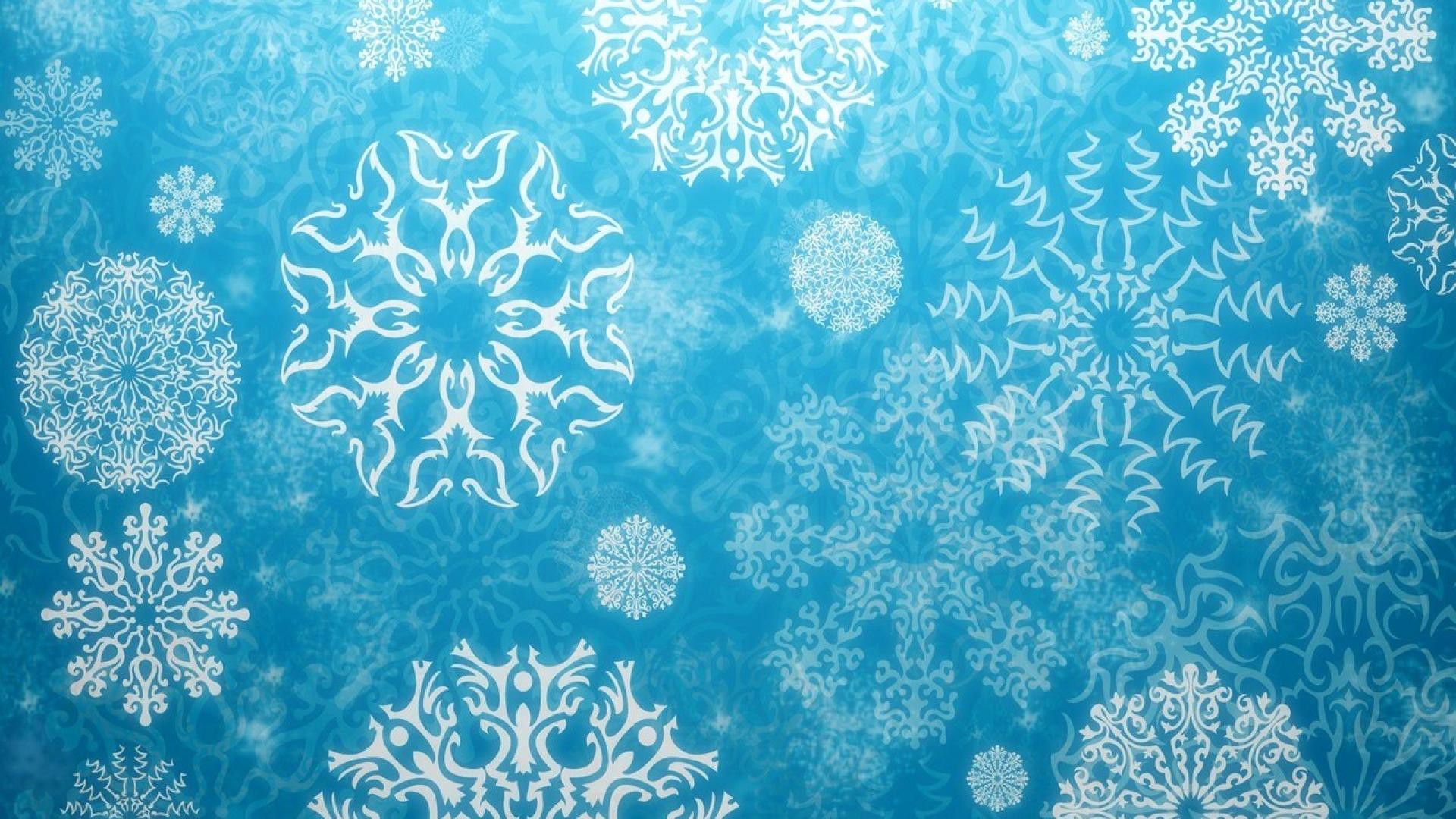 1920x1080 Blue snowflake #wallpaper