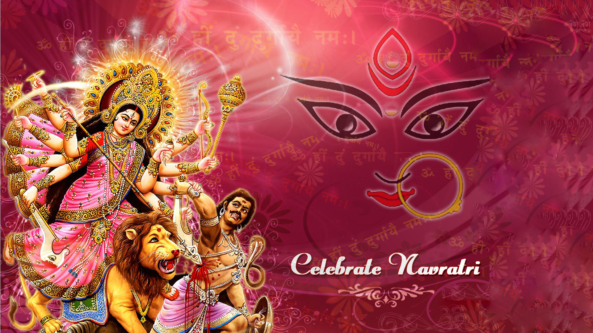 1920x1080 Navratri Maa Durga HD Images Wallpapers Free Download