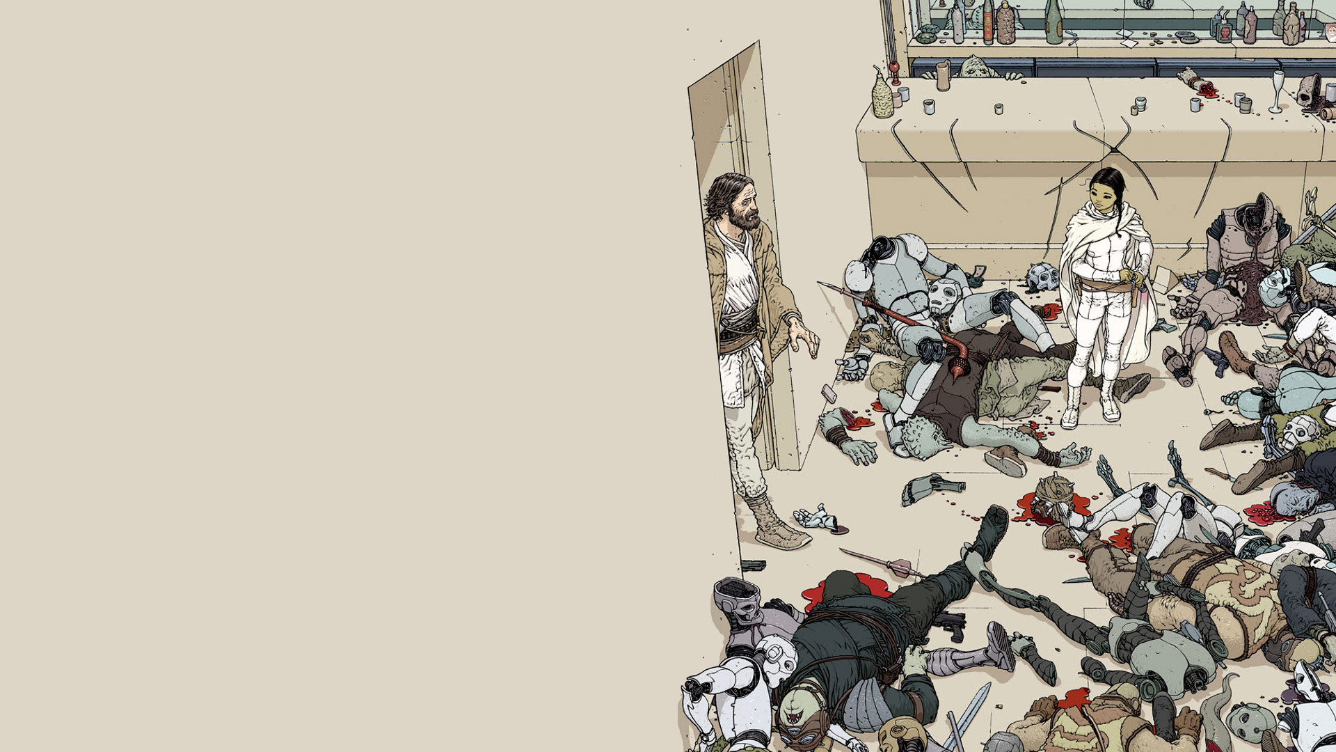 1920x1080 Photo 17 Jul 10 notes Â· Star wars by Frank Quitely