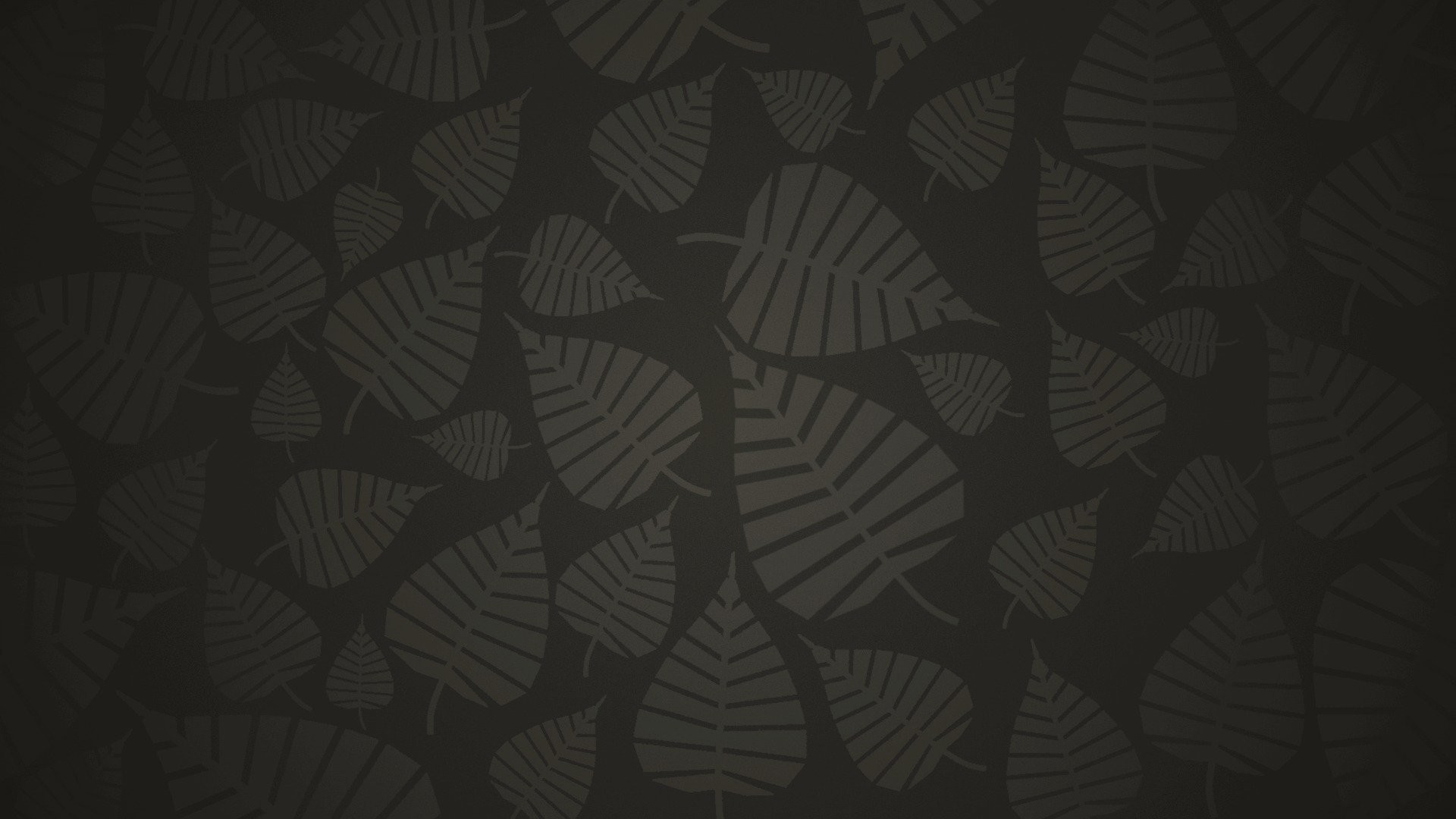 1920x1080 leaves grey background