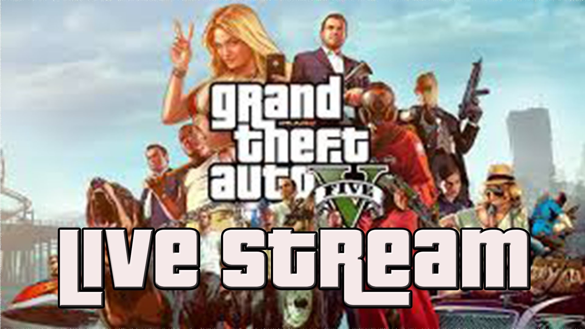 1920x1080 GTA V Live-Steam Grand Theft Auto 5 Live Stream PS3