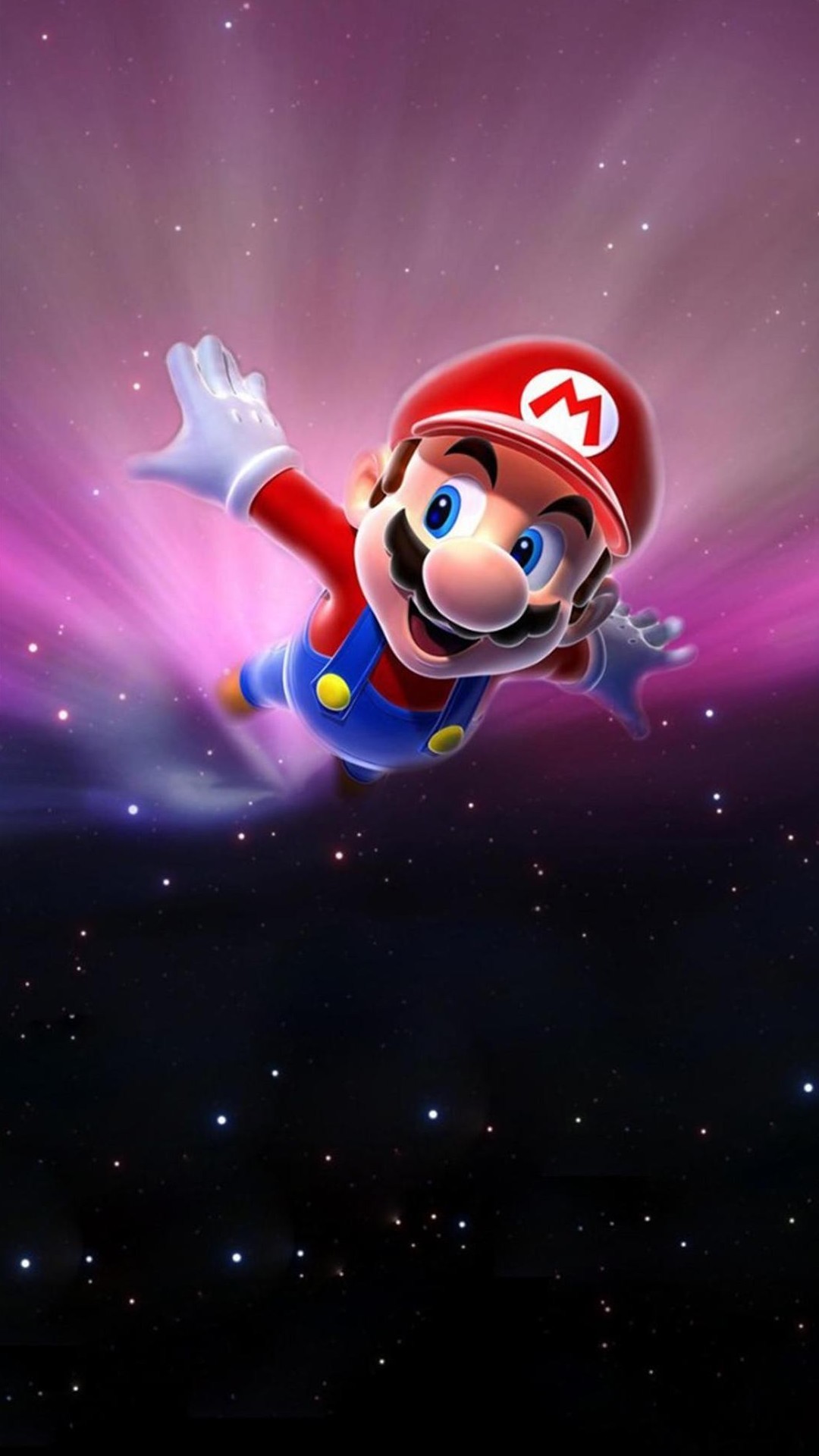 1080x1920 Super Mario Flying Poster Background For the kids :)