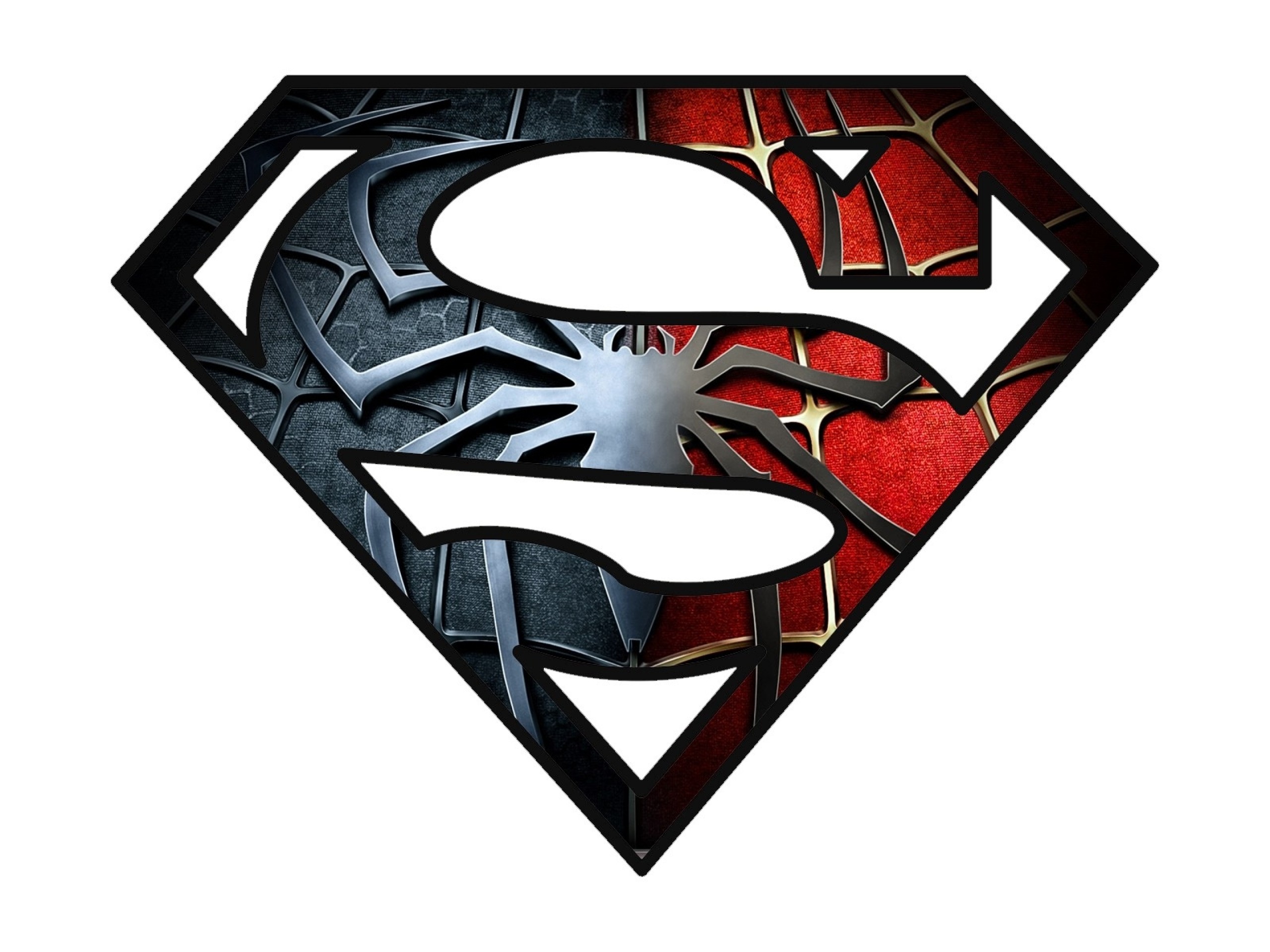 2560x1920 Download Wallpaper Â· Back. spiderman superman superman logo ...