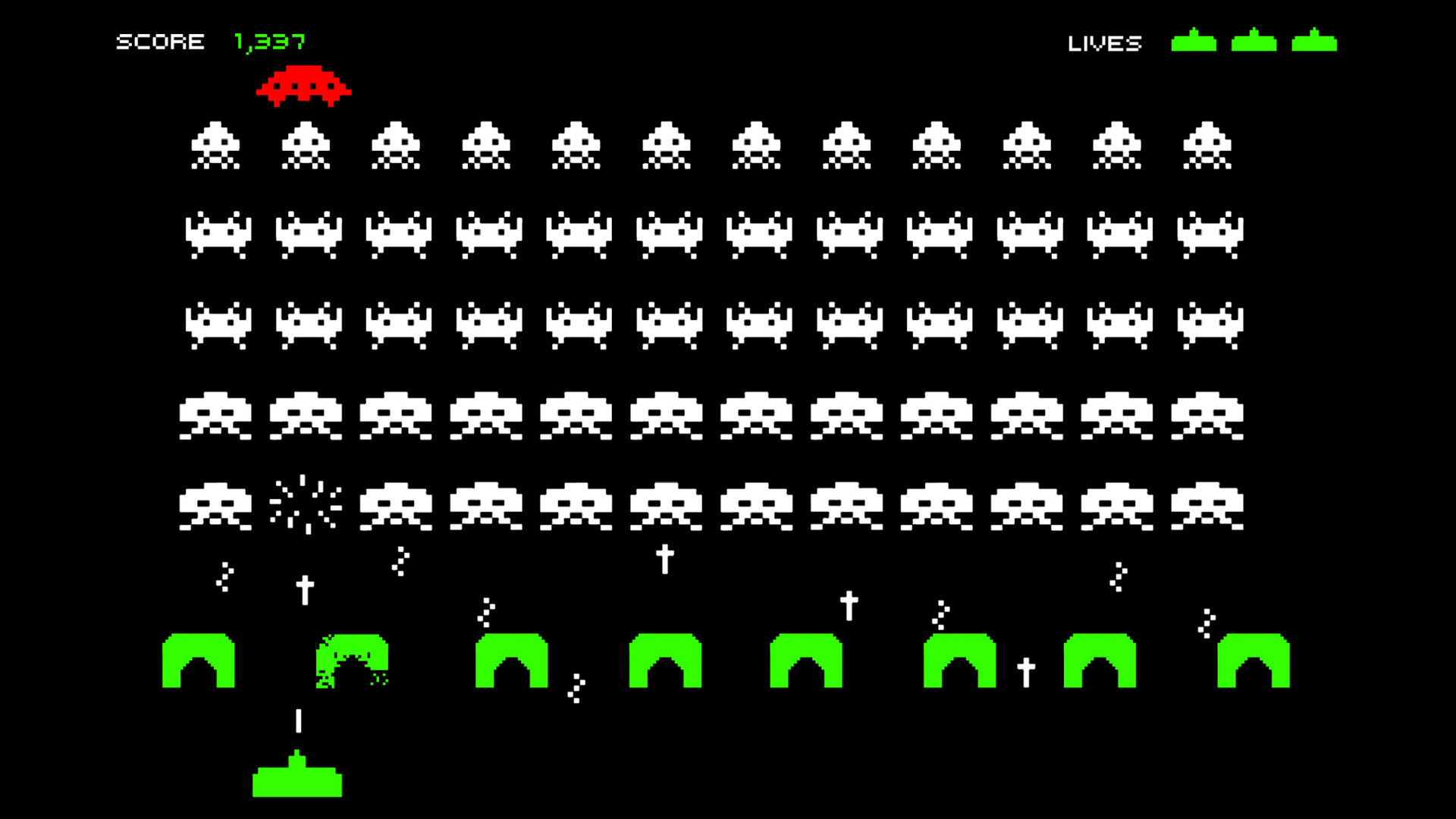 1920x1080 Space Invaders