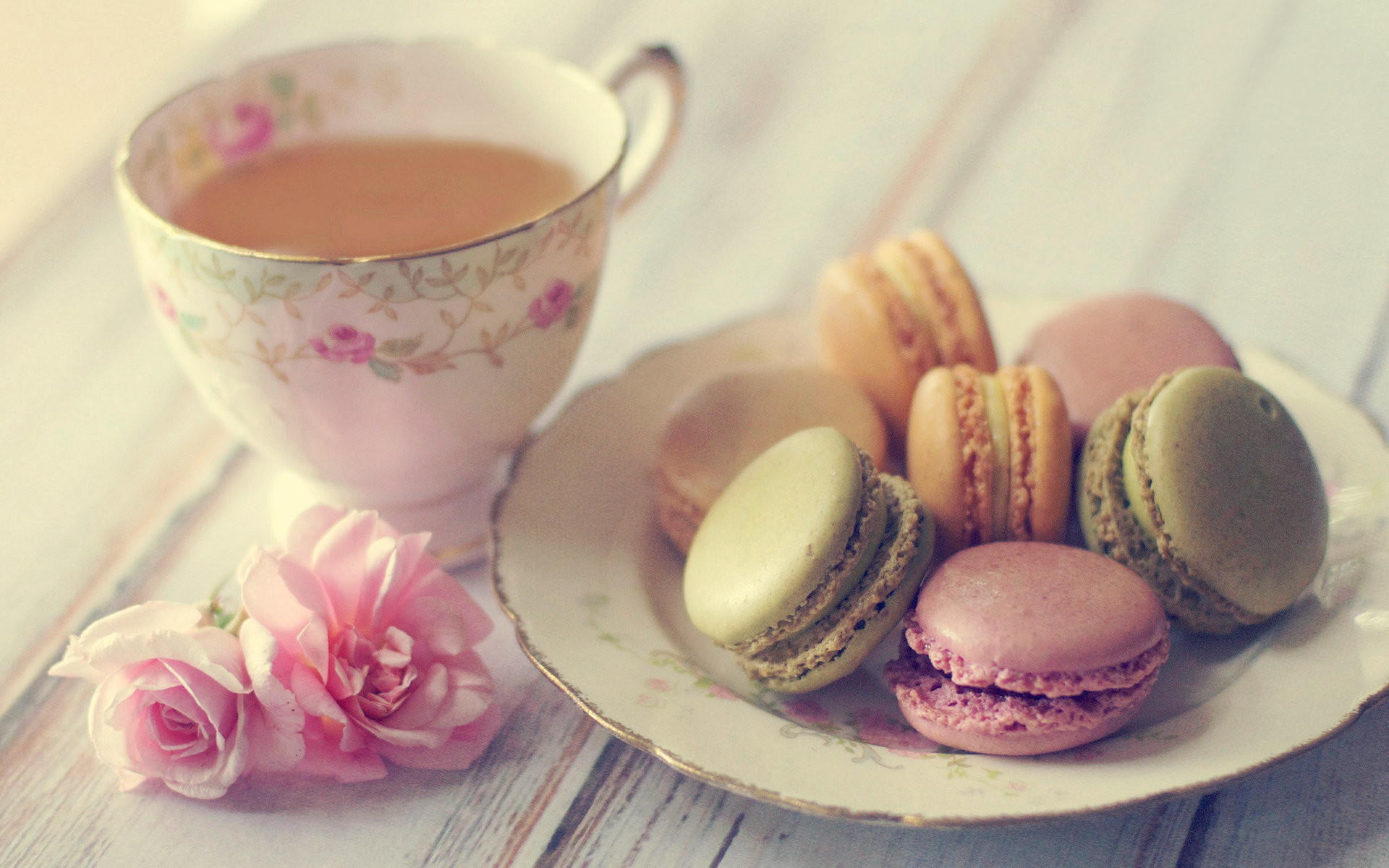 1920x1200 Related Wallpapers from Country Wallpaper. Cute Macaroon and Tea