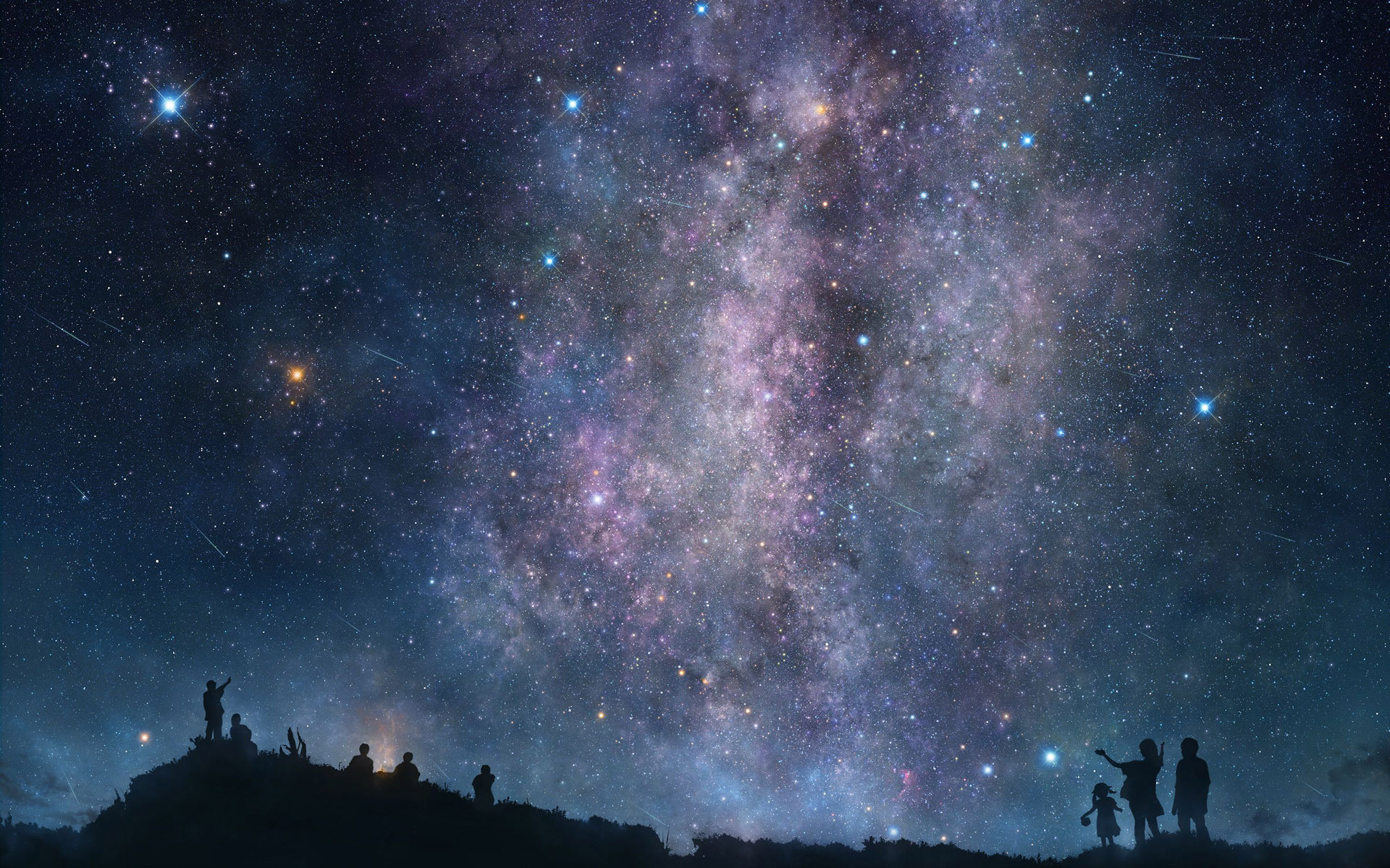 1920x1200 night sky HD wallpaper - HD Background