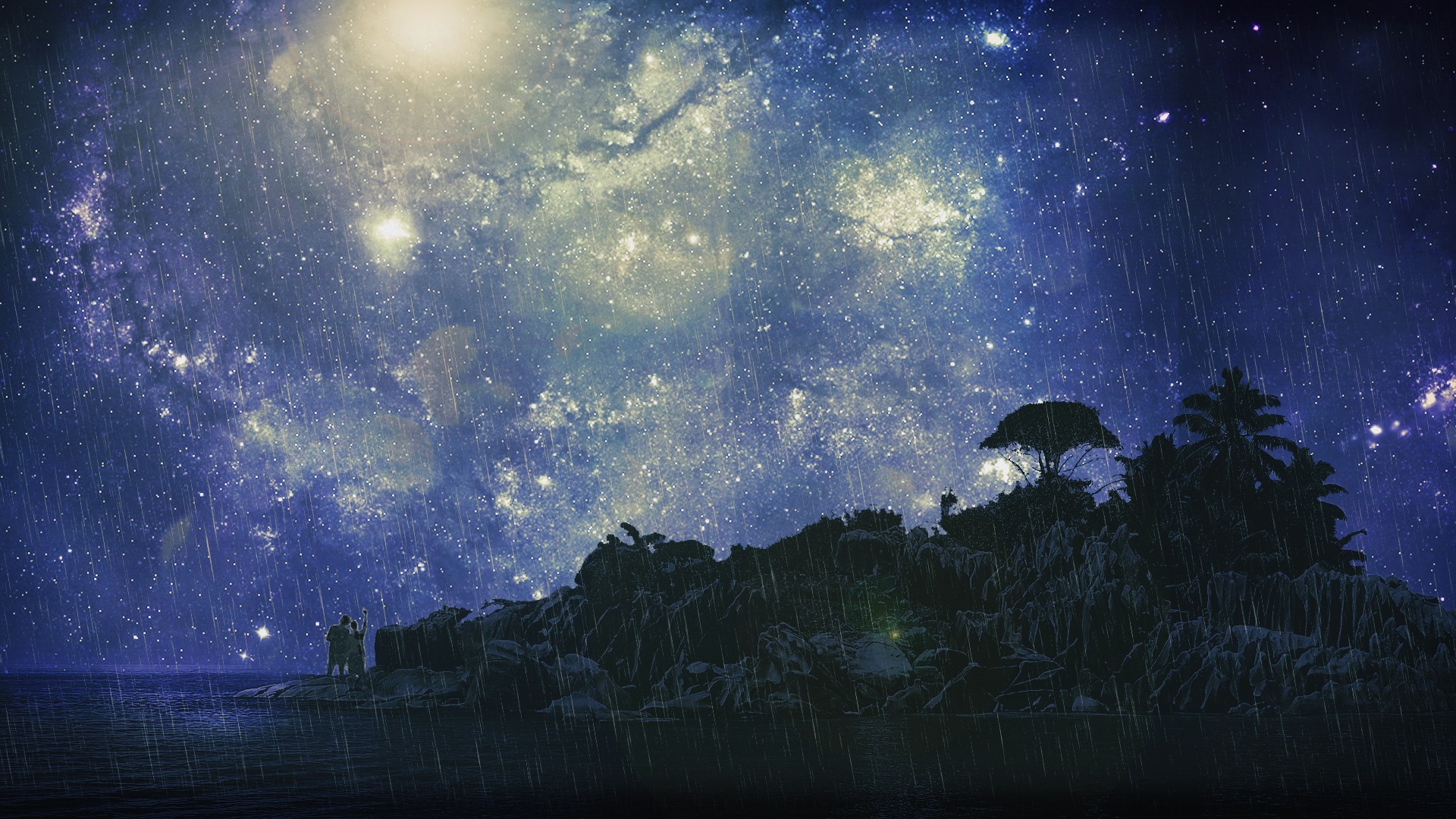 1920x1080 Starry Nights Wallpaper